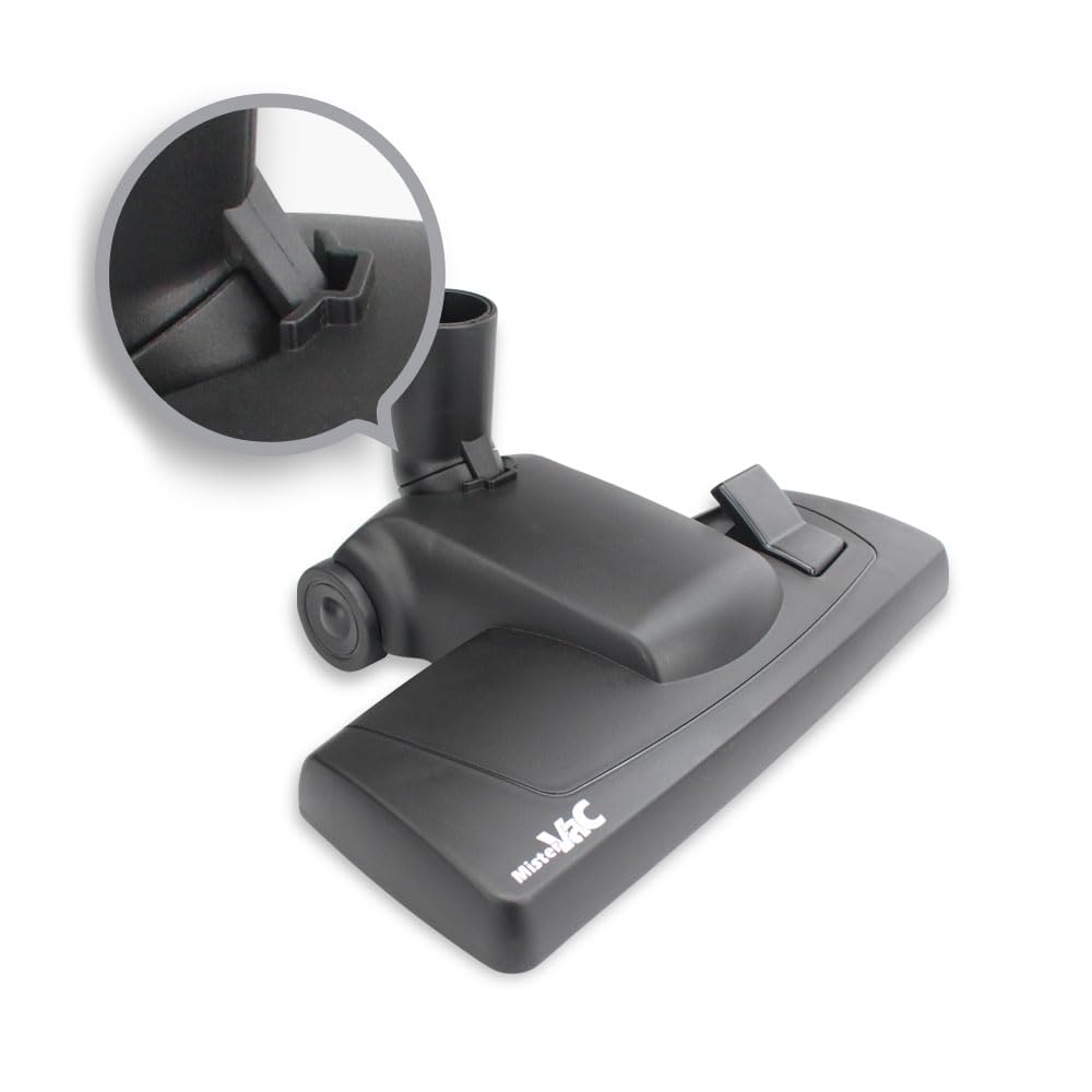 1 x MisterVac Compatible Replacement Floor Nozzle & Snap-in Nozzle for Bosch PAS 12-27 Series - Perfect for Hardwood Floors, Carpets & Pet Hair Cleaning