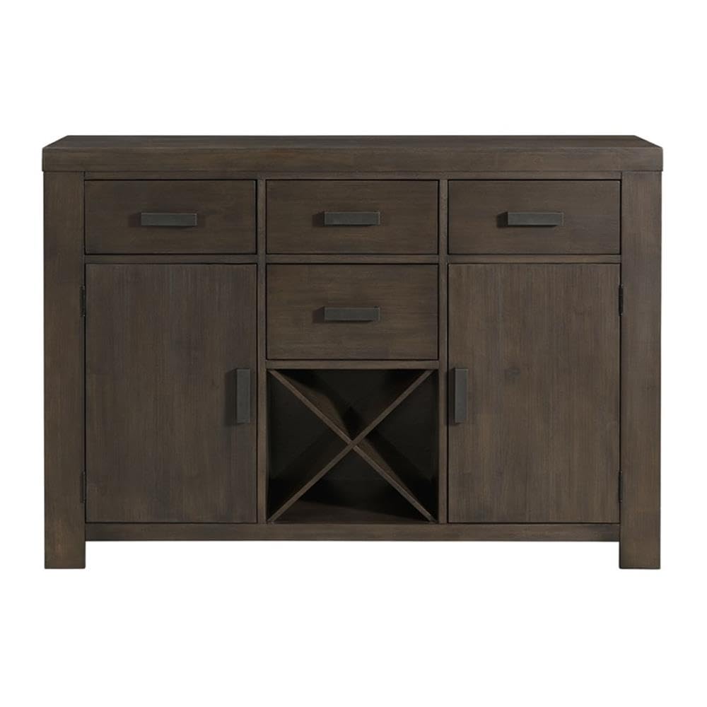 Picket Jasper Server - Rustic Wood Sideboard for Dining Room