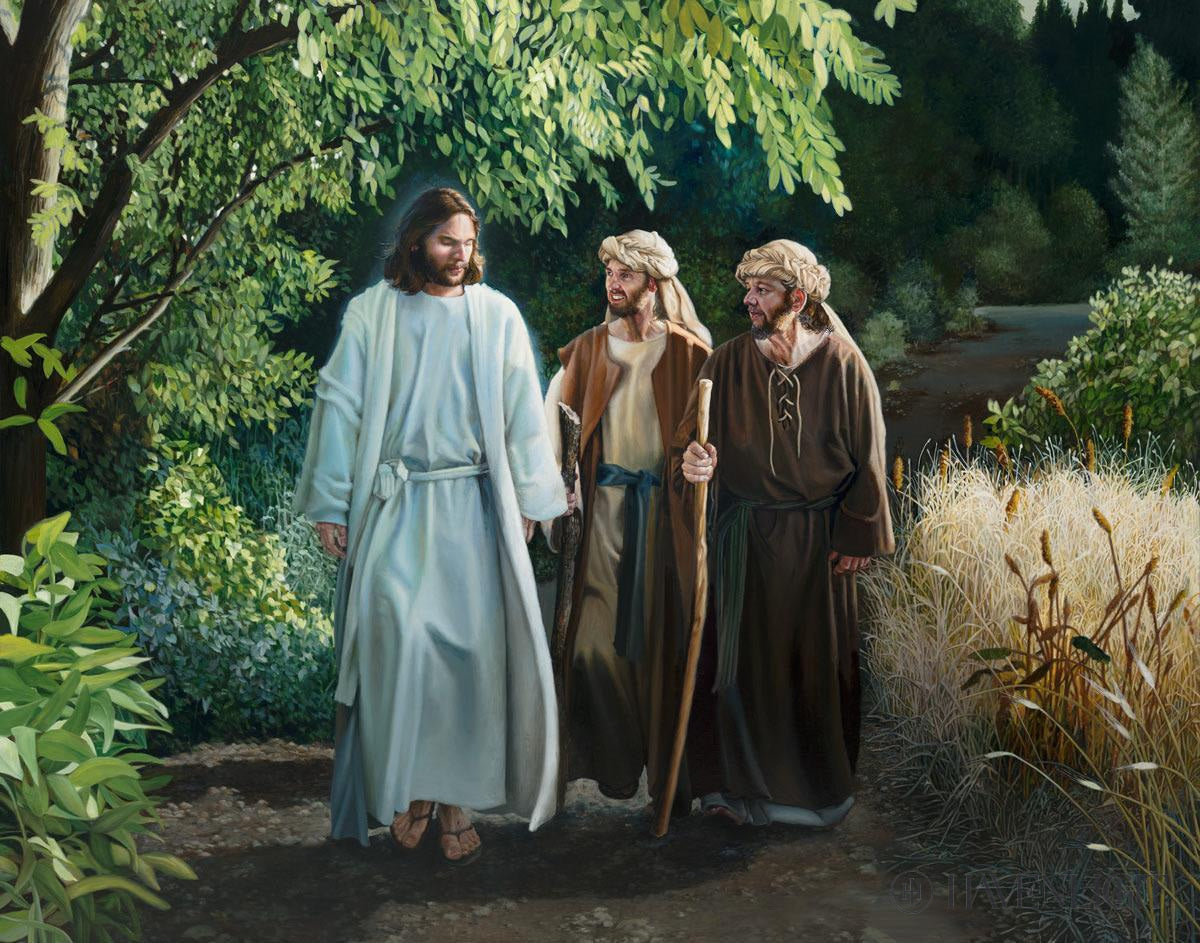 Emmaus By Liz Lemon Swindle - Inspirational Christian Wall Art for Home & Church Decor | Perfect for Living Room, Bedroom & Office