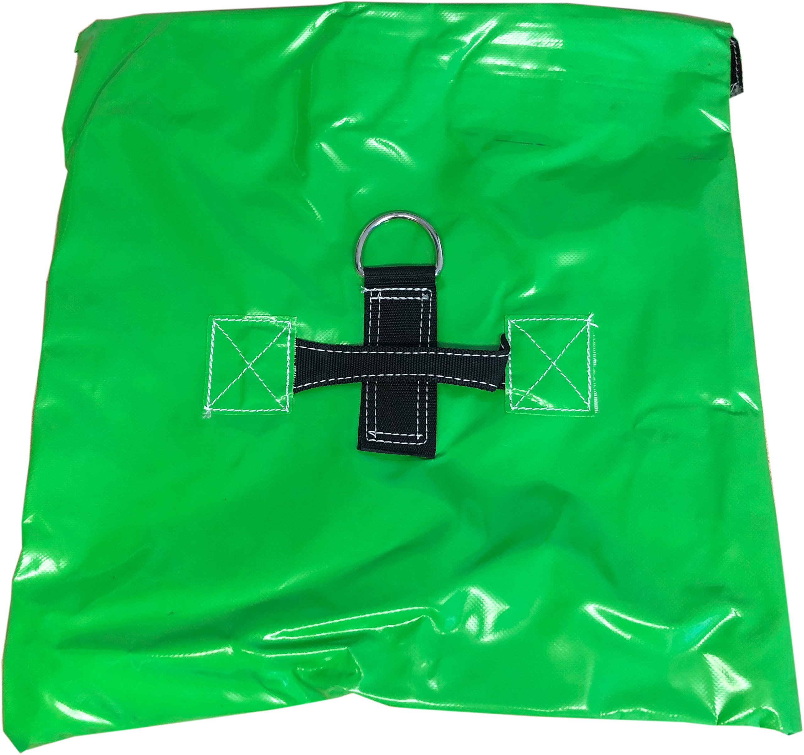 Heavy Duty Vinyl Sand Bags - 10 Pack Green Anchors for Inflatables, Bounce Houses, Tents | Outdoor Party, Camping & Event Stabilization