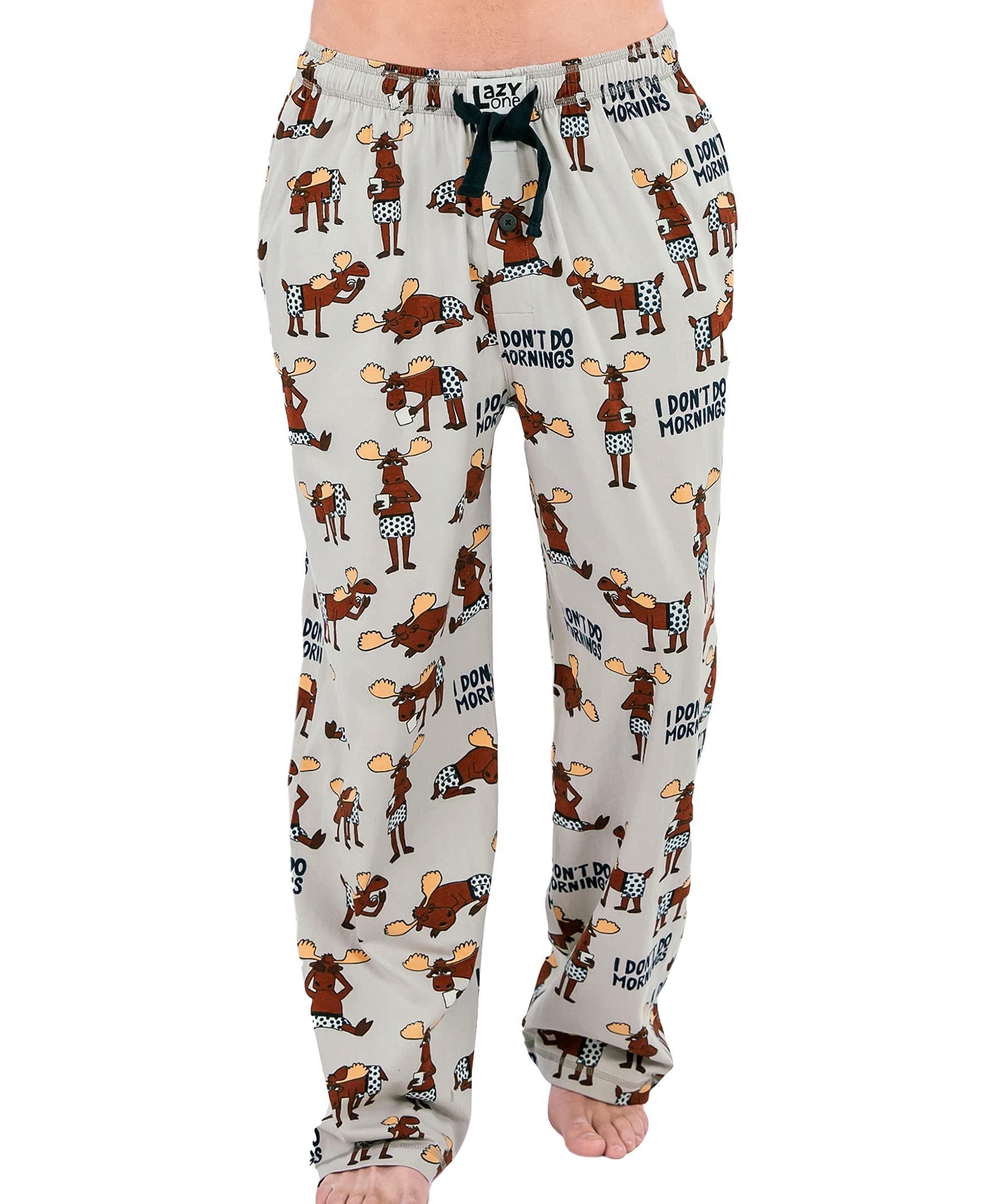 **Cozy Men's Animal Print Pajama Pants - Soft Lounge Pants for Relaxing at Home, Sleeping & Casual Wear**