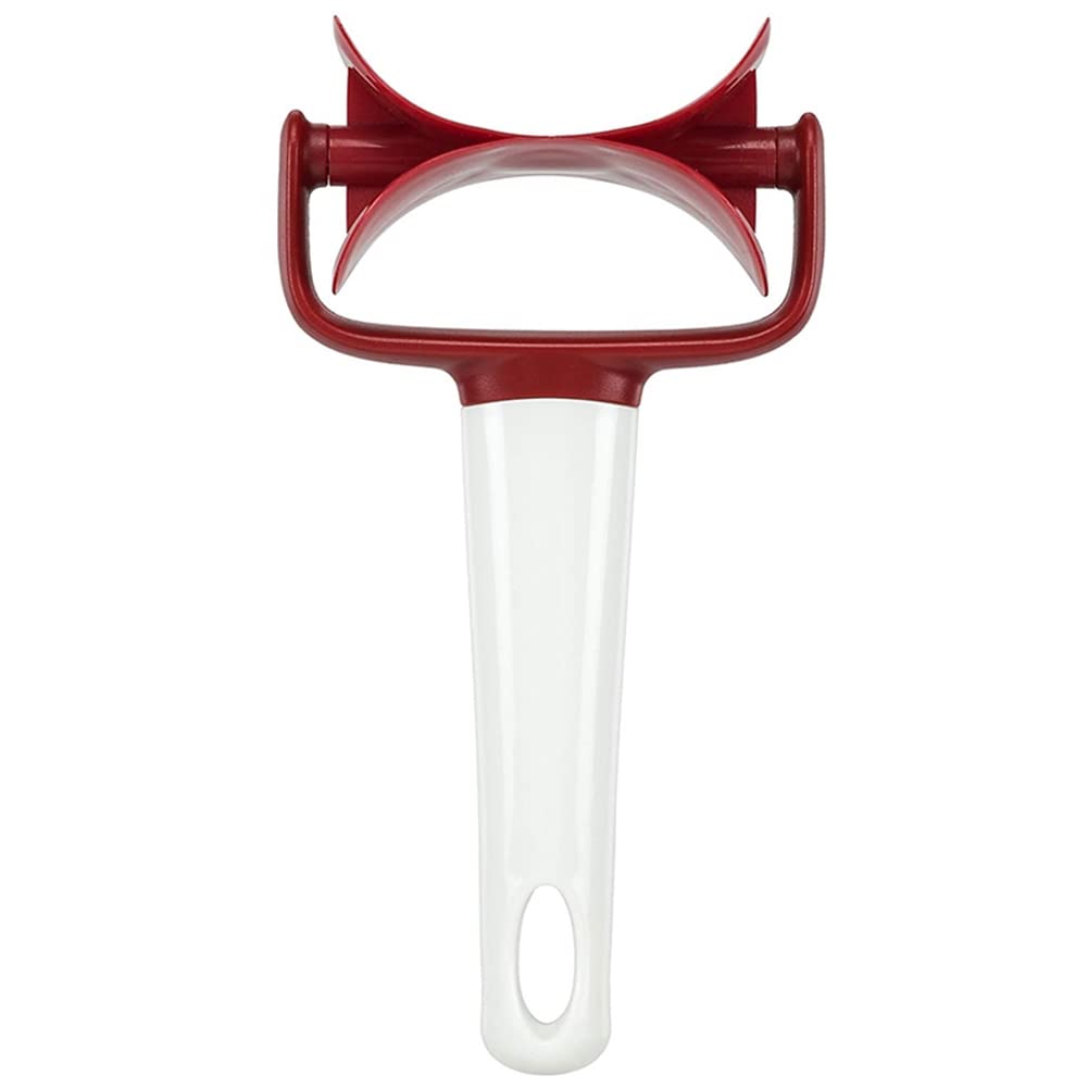 Honrane Dumpling Maker - Portable Handheld Dumpling Skin Mold & Dough Cutter for Wonton, Pie, Cookie, Biscuit Wrappers (Red) | Perfect for Asian Cooking, Home Baking & Kitchen DIY