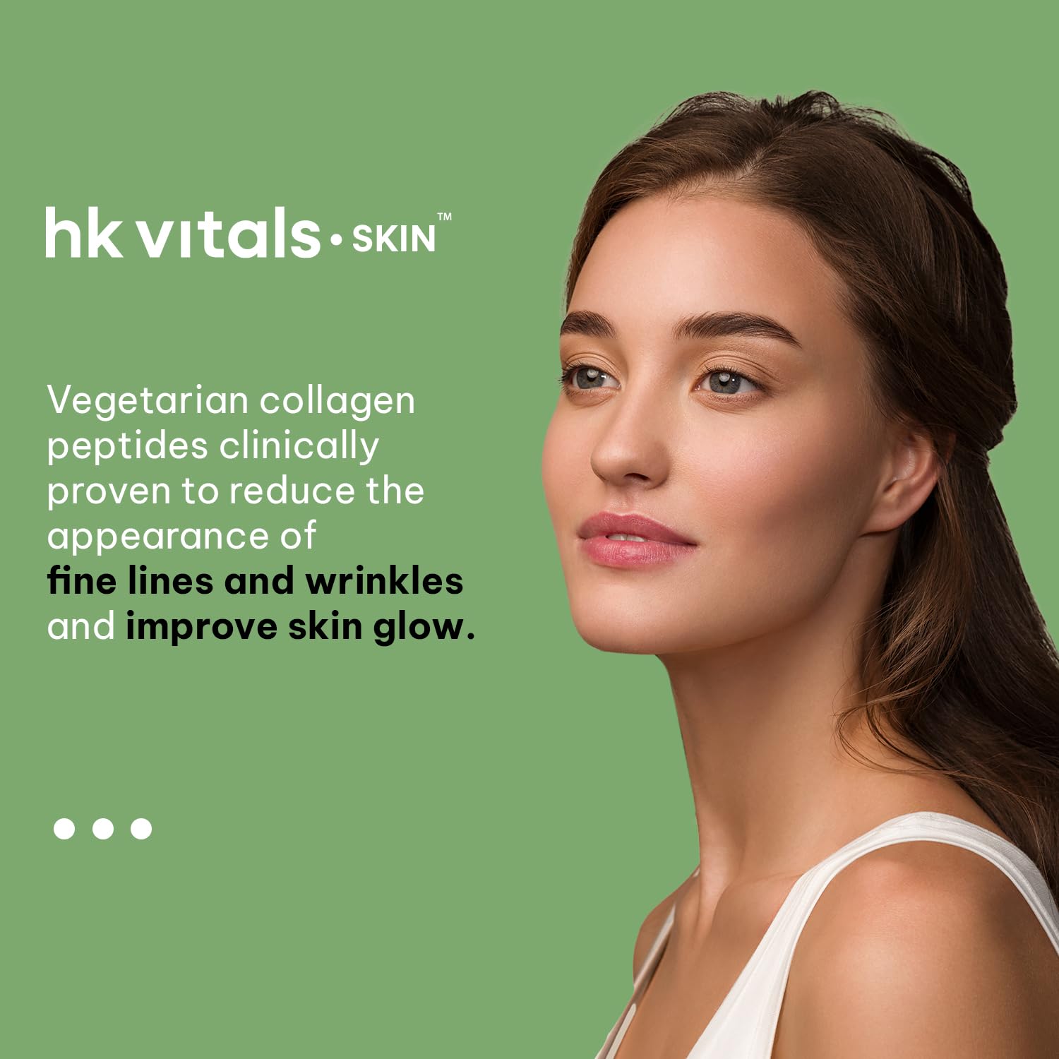 HealthKart HK Vitals Vegan Collagen Supplement (Orange Flavor, 200g) - Biotin, Vitamin C, E & Hyaluronic Acid for Glowing Skin, Strong Hair & Nails | Daily Beauty Boost for Women & Men | Perfect for Anti-Aging & Skin Hydration