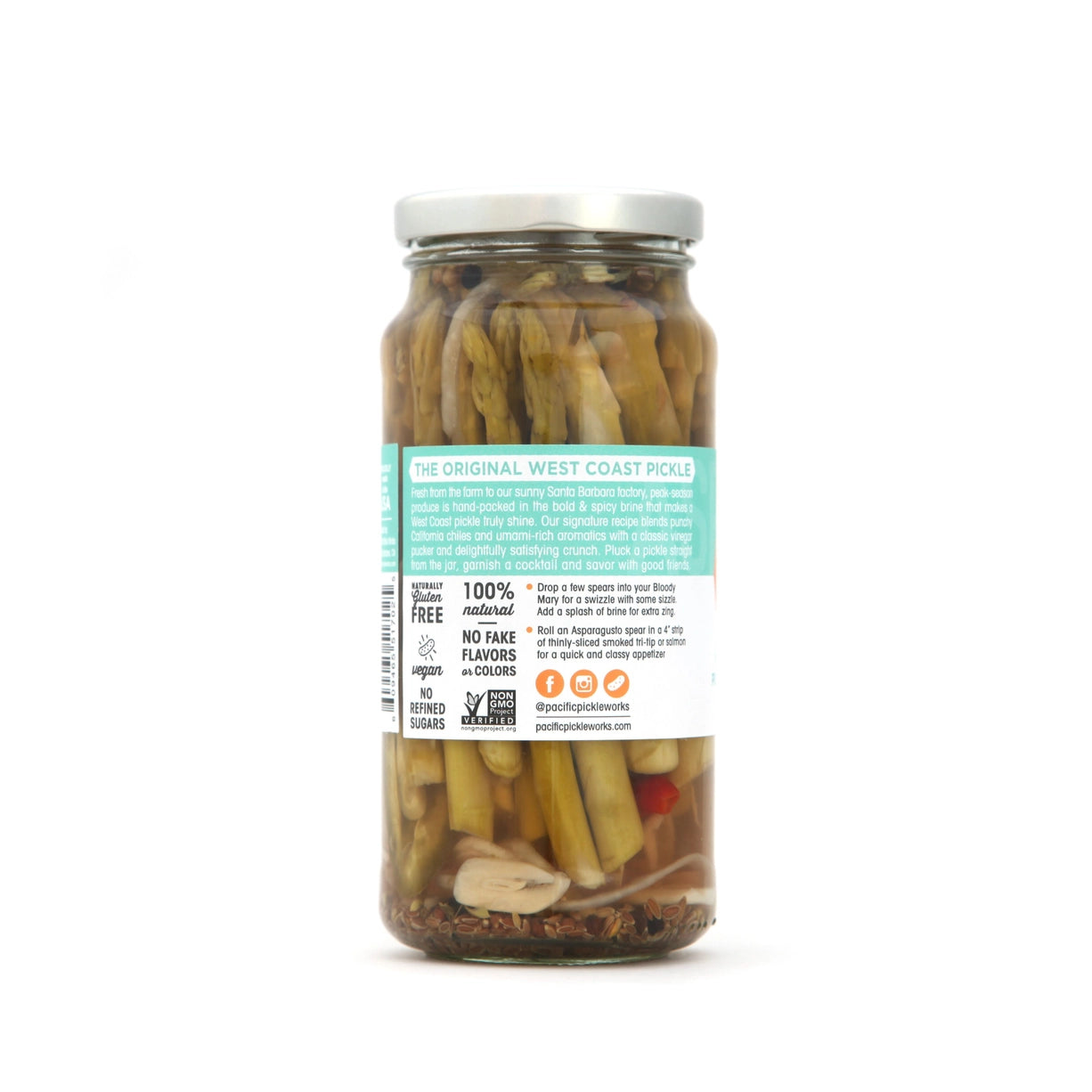 Premium Pickled Asparagus Spears - Crunchy & Tangy Gourmet Vegetables in Jar | Perfect for Charcuterie Boards, Salads & Gifts
