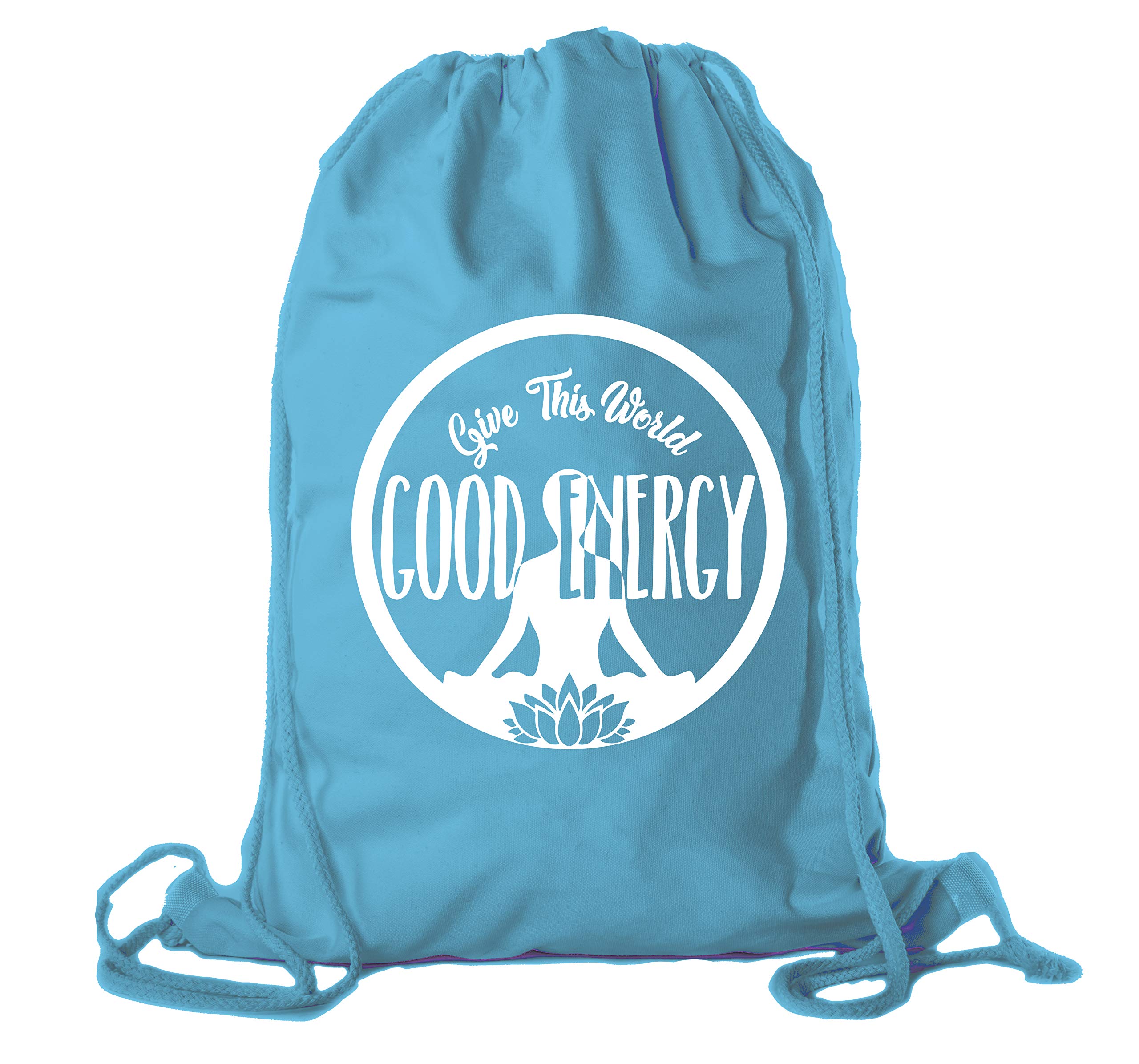 Premium Cotton Drawstring Yoga Gym Bag for Yoga Blocks & Clothes - Lightweight & Durable Workout Bag for Yoga, Gym, and Travel