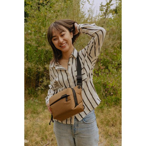 Peak Design Everyday Sling 3L v2 Coyote - Compact Camera Bag for Photographers | Perfect for Travel, Hiking & Daily Commute