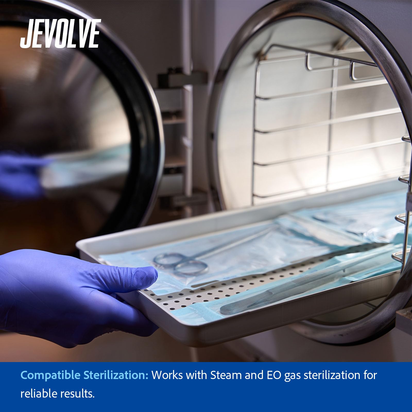 JEVOLVE 1000PCs Self Seal Sterilization Pouches 2.75