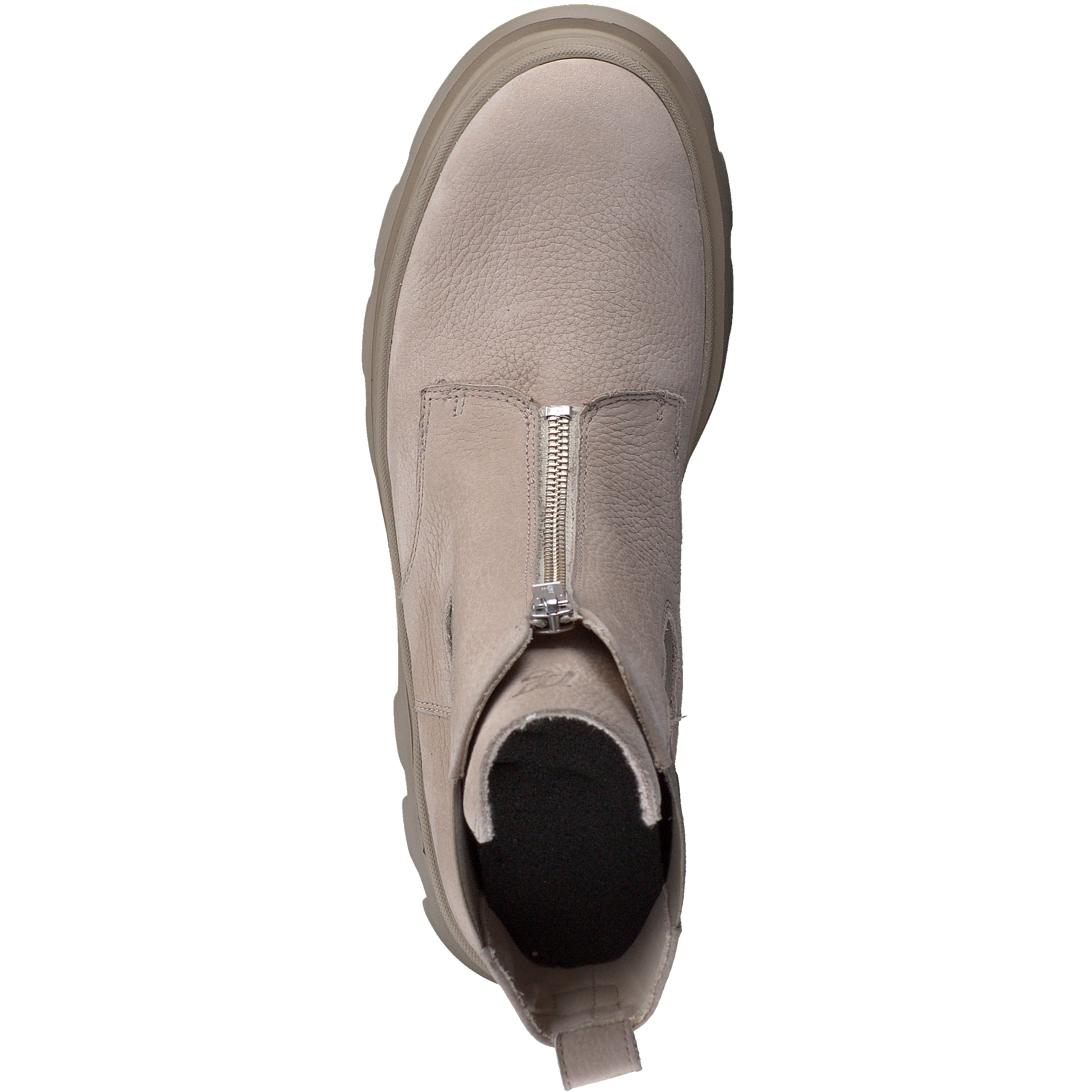 PAUL GREEN Taupe Zip-Up Ankle Boots 8030 - Stylish & Comfortable Women's Boots for Fall & Winter Fashion, Office & Casual Wear