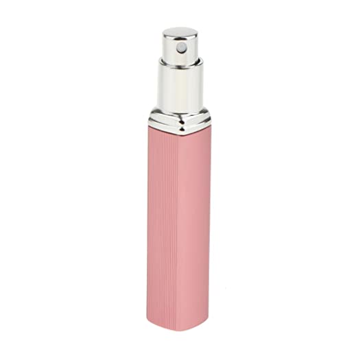 **Siah 10ml Refillable Aluminum Perfume Atomizer - Portable Empty Spray Bottle for Travel, Gym & Purse (Pink) | Leak-Proof & Lightweight Fragrance Dispenser**