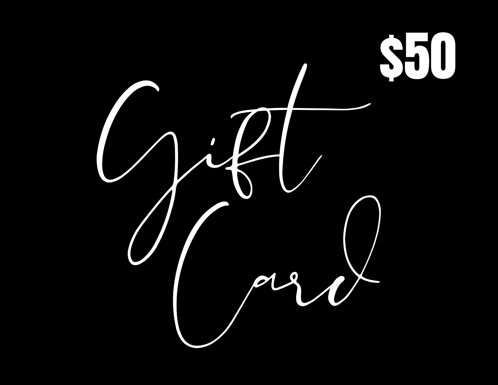 $50 Gift Card - Perfect for Birthdays, Holidays, Thank You Gifts & Online Shopping