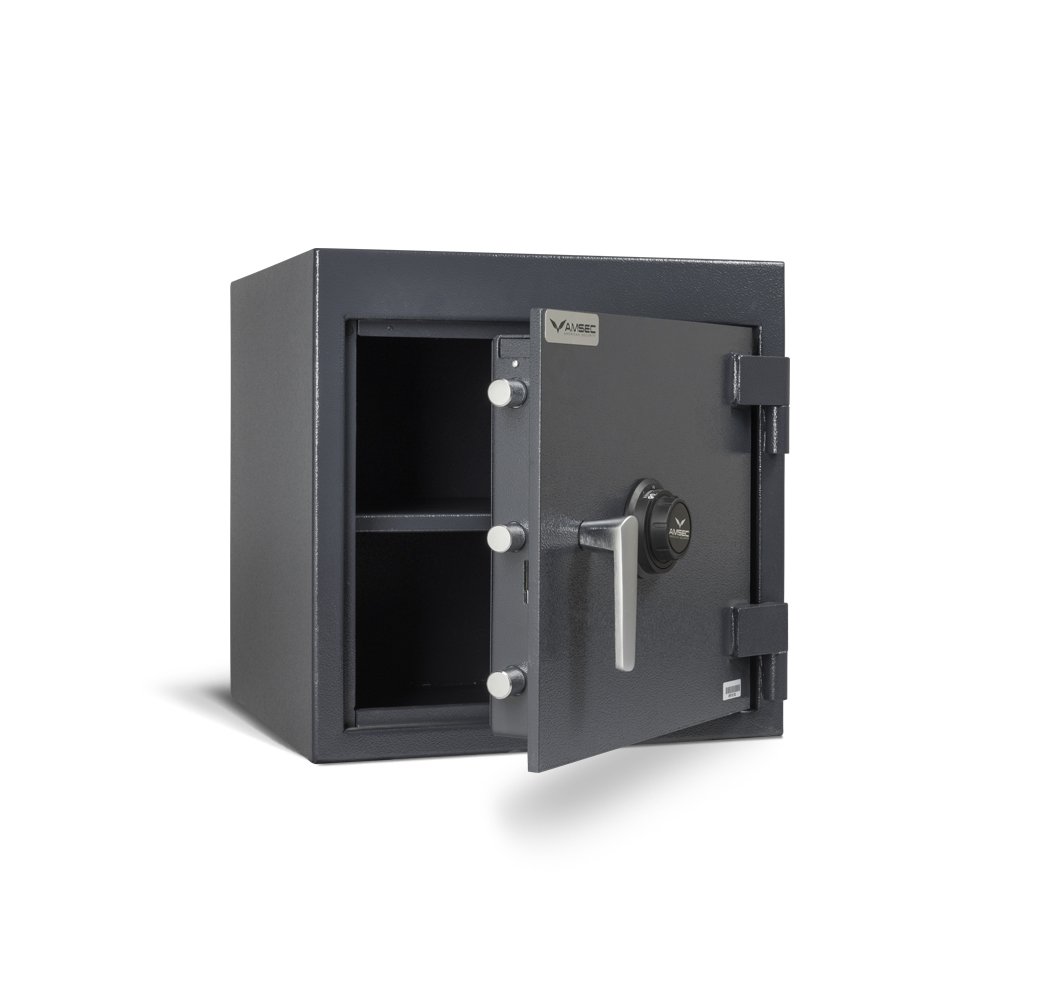 AMSEC BWB2020 B-Rate Wide Body Security Safe - Fireproof & Burglary Resistant Home/Office Safe for Cash, Jewelry & Documents (Wall Mountable)