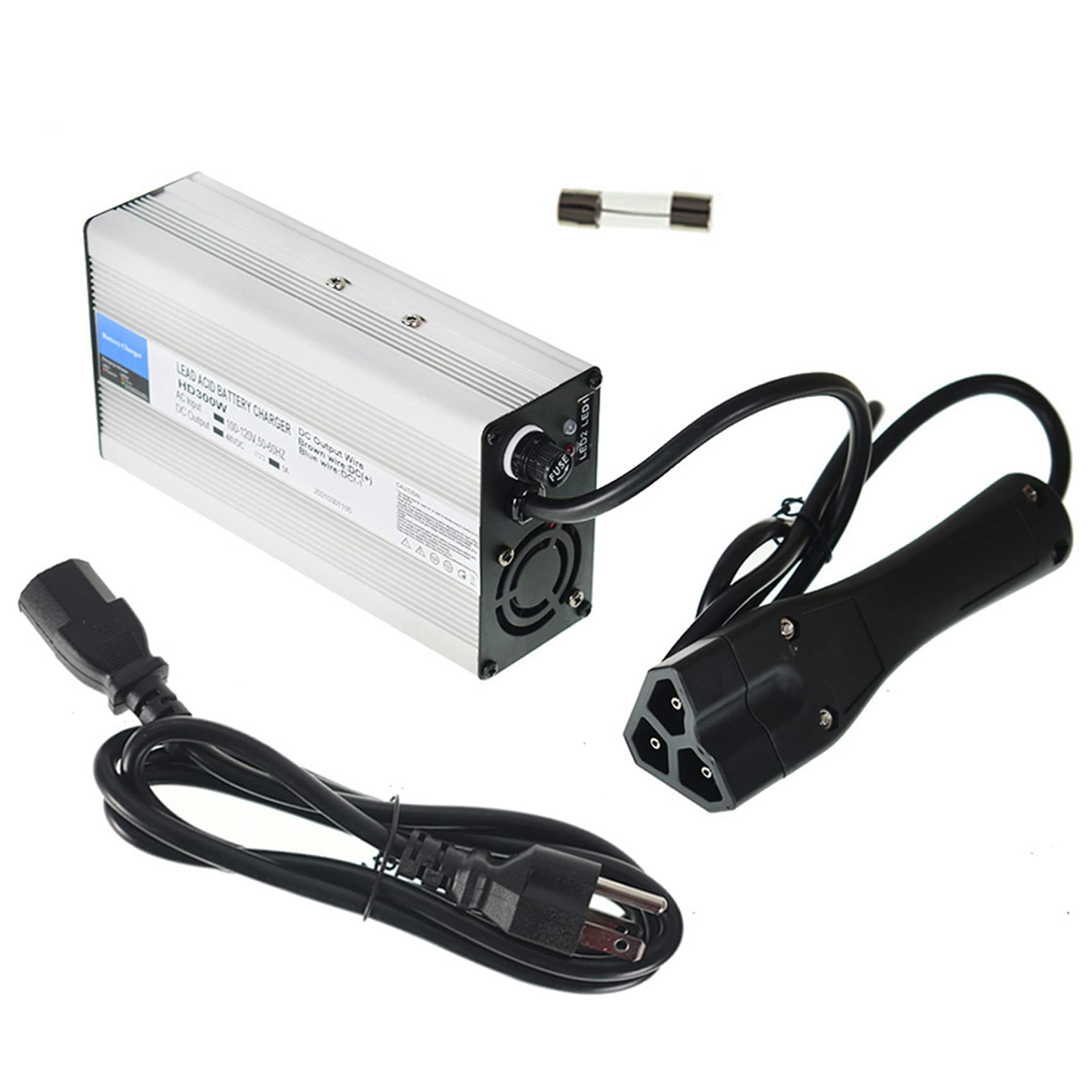 48V 5A Golf Cart Battery Charger Replacement for EZGO RXV Models (2008-2016) with RXV Style Plug | Fast Charging & Durable | Perfect for Golf Courses, Resorts & Personal Use