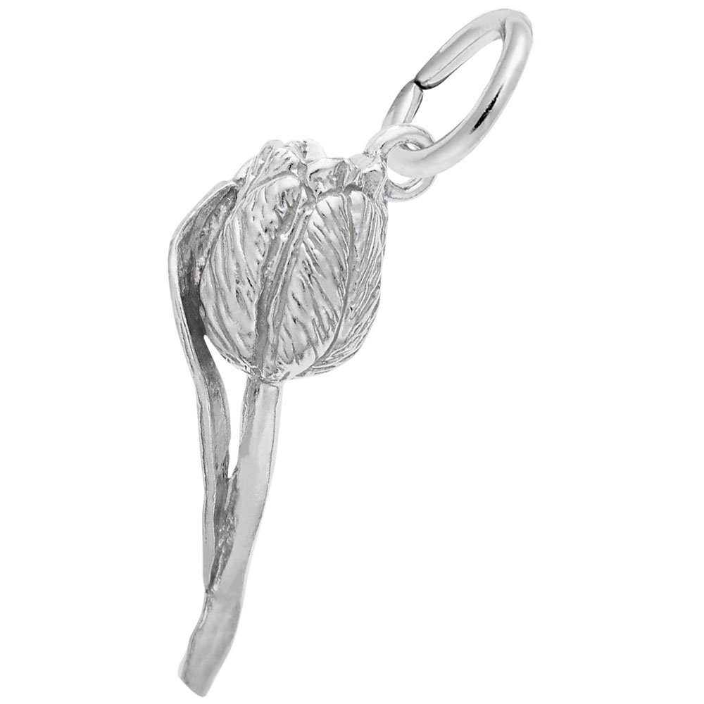 Tulip Charm for Bracelets & Necklaces - Floral Jewelry Pendant for DIY Crafting & Gift Giving - Perfect for Spring Fashion & Everyday Wear