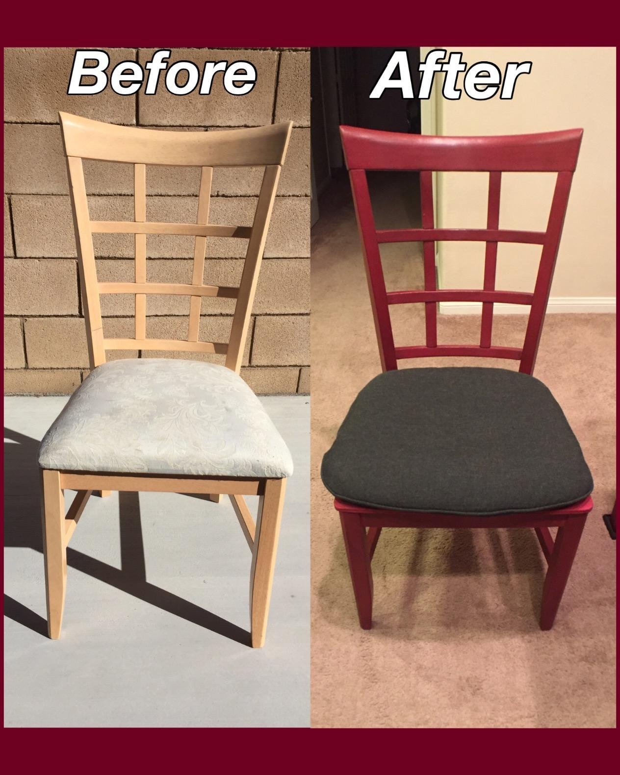 Retique It Chalk Furniture Paint by Renaissance DIY - 32oz Burgundy (59) for Wood, Cabinets & Home Decor - Easy DIY Chalk Finish Paint for Upcycling Projects