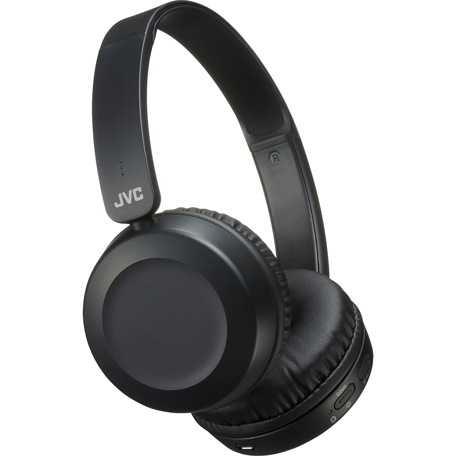 JVC HAS31BTB Foldable Wireless Bluetooth On-Ear Headphones with Built-in Mic - Lightweight & Comfortable for Travel, Workout, and Commuting