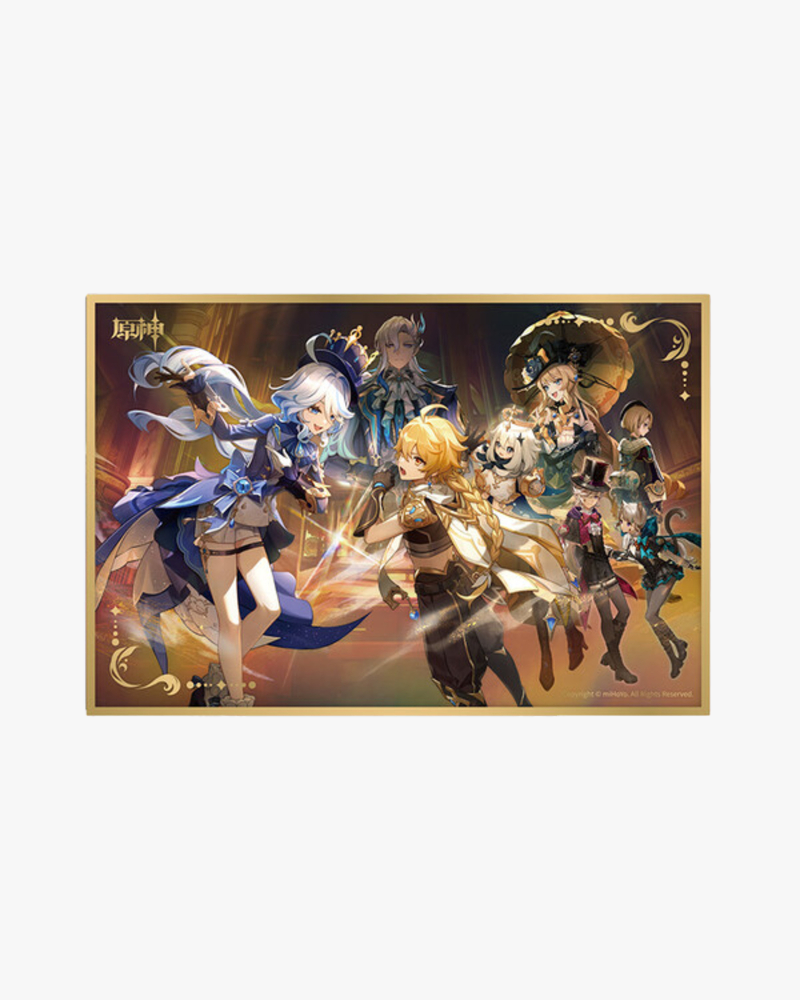 Genshin Impact© Themed Acrylic Shikishi Board - Anime Character Art Display for Home, Office & Gaming Room Decor