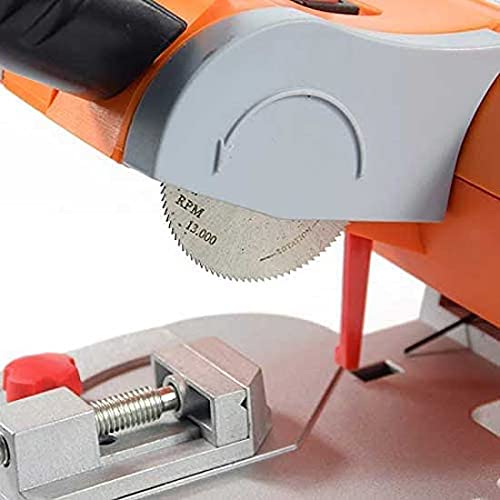 Mini Table Saw with 50mm Steel Blade - Precision Cutting Machine for Metal, Wood & Plastic | DIY Crafting, Model Building & Home Improvement Projects