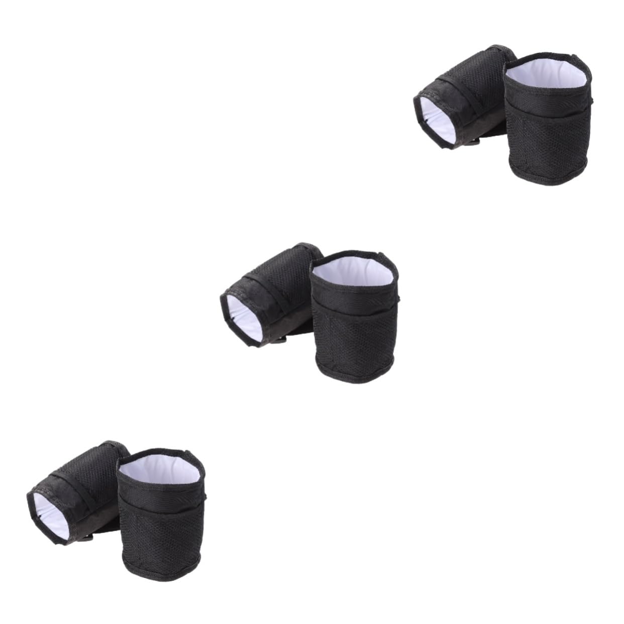ULTECHNOVO 6-Pack Wheelchair Cup Holder - Black Insulated Thermal Mug Rack, Portable Drink Holder Bag for Wheelchairs, Walkers & Mobility Scooters - Perfect for Travel, Outdoor Activities & Daily Use