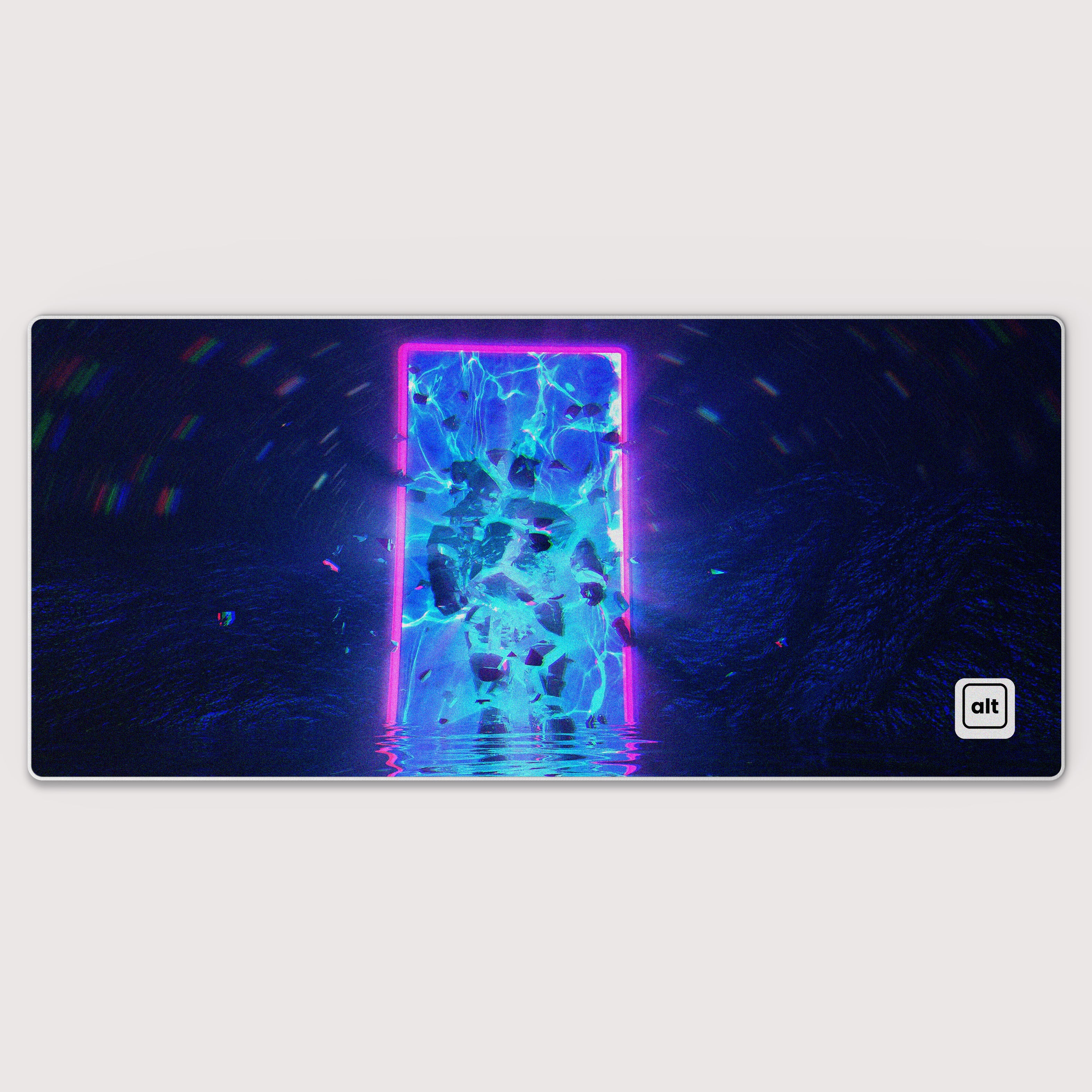 Breaking Earth Gaming Mouse Pad - Non-Slip Rubber Base, Smooth Surface for Precision Control - Perfect for PC, Laptop, Office & Esports Gaming