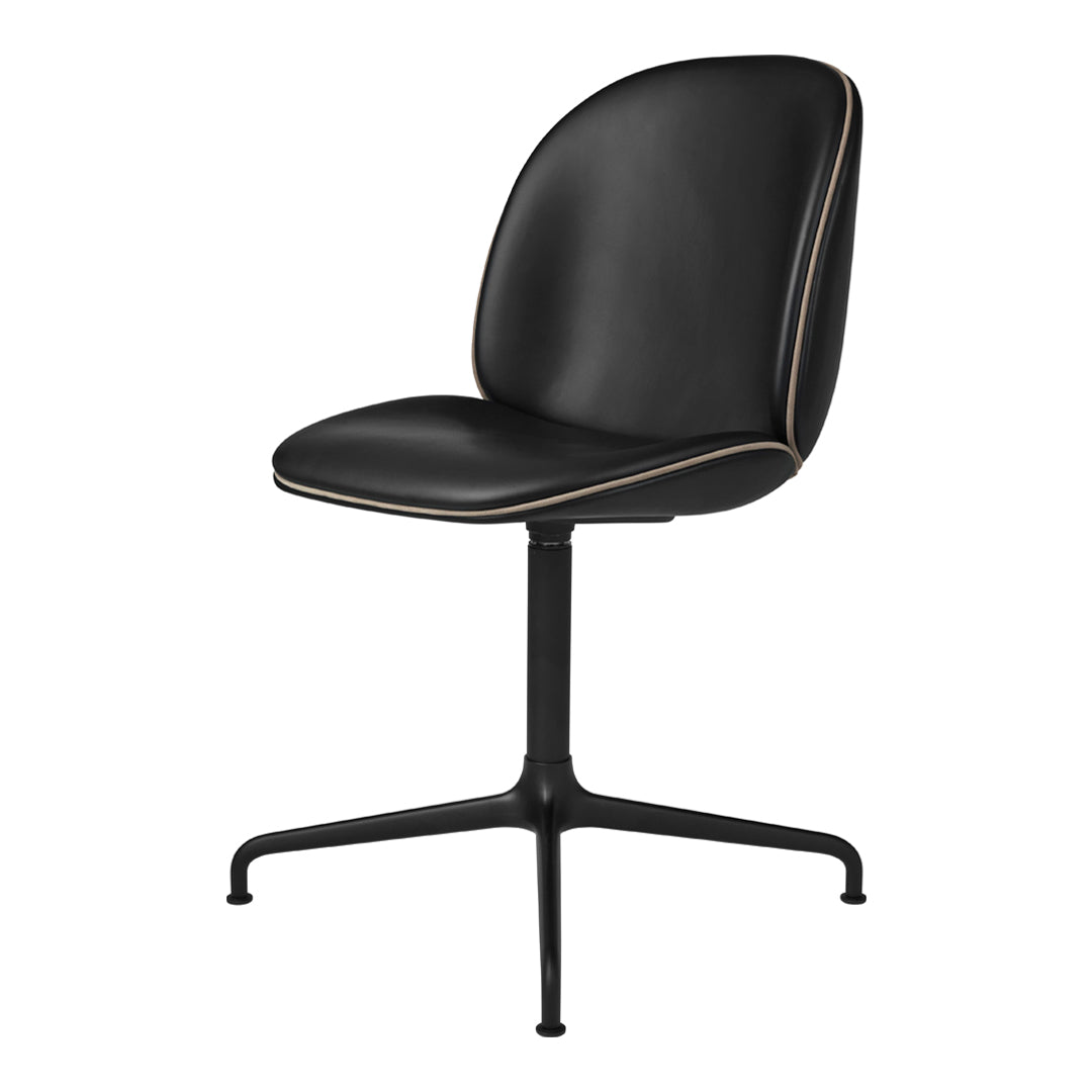 Ergonomic Beetle Meeting Chair with 4-Star Swivel Base - Fully Upholstered Office Chair for Conference Rooms, Home Offices & Workspaces