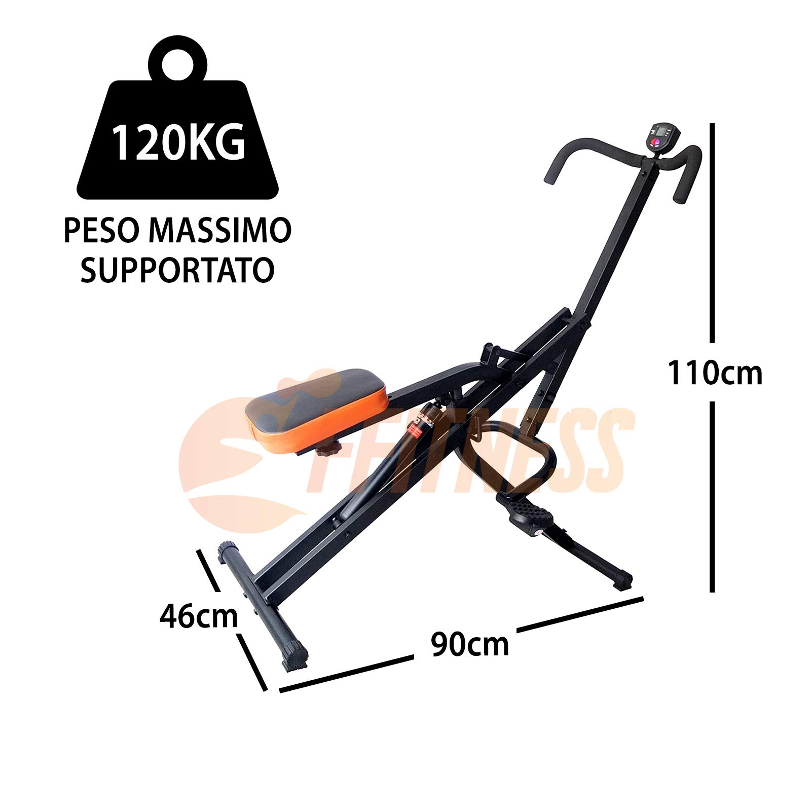 FFitness FLTBC30H Total Power Body Crunch Pump Xtreme - Home Gym Equipment for Full Body Workout, Abs, Legs & Arms Training - Perfect for Home Fitness, Strength Training & Toning
