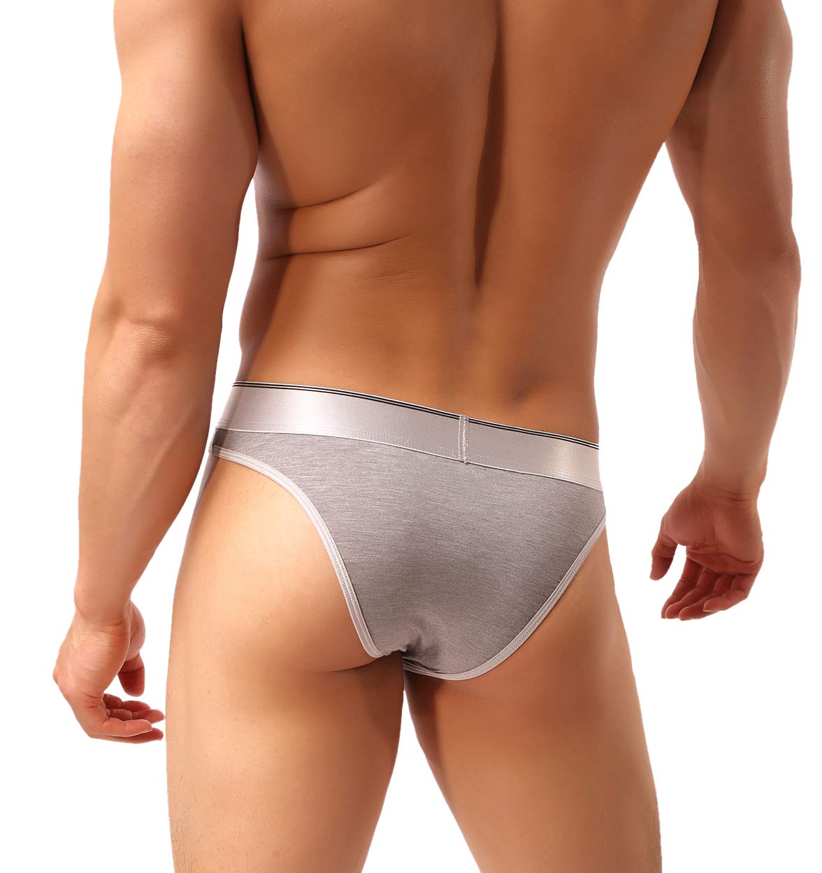 60S Lenzing Modal Bikini Big Pouch Briefs for Men - Ultra Soft Breathable Underwear - Perfect for Gym, Yoga & Everyday Comfort