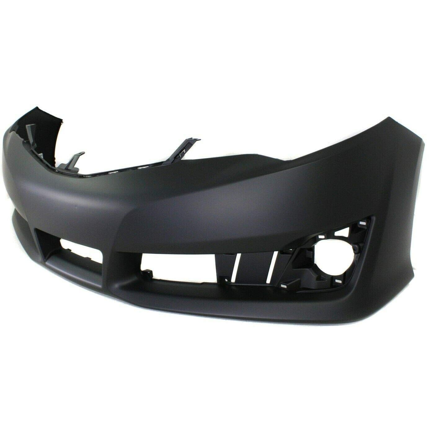FitParts Compatible Front Bumper Cover for 2012-2014 Toyota Camry Hybrid SE Sport Sedan - Primed Replacement Without Sensor Holes, Includes Fog Light Openings (Part# TO1000379 5211906975) - Perfect for Collision Repair & Vehicle Restoration