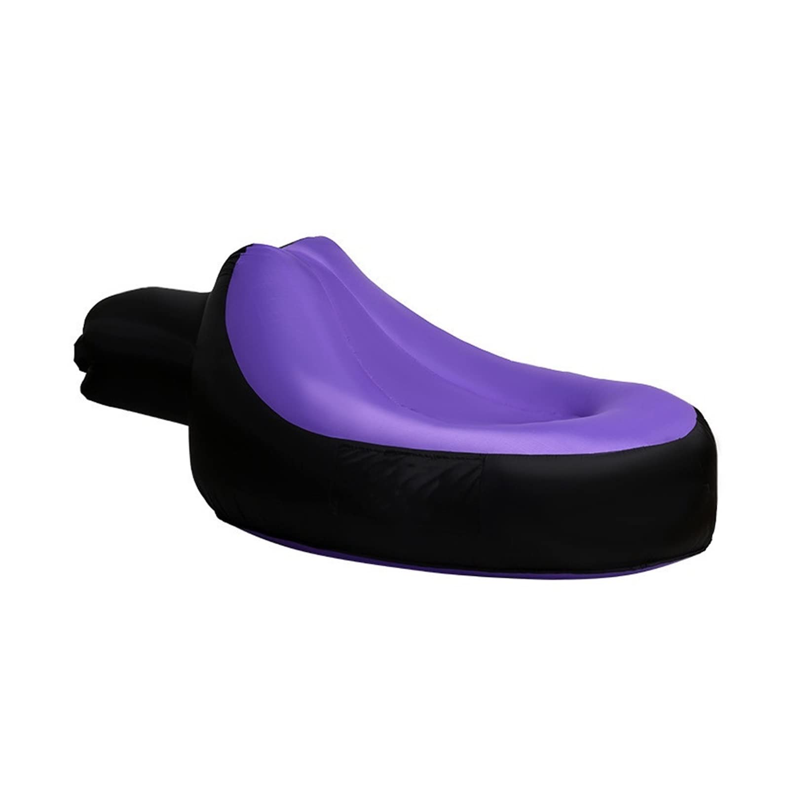 **Inflatable Lounger Chair - Portable Air Sofa for Beach, Picnic, Camping & Outdoor Relaxation - Ultralight Sleeping Bag & Air Bed Alternative (Purple, 89x63cm) - Perfect for Backyard, Poolside & Travel**