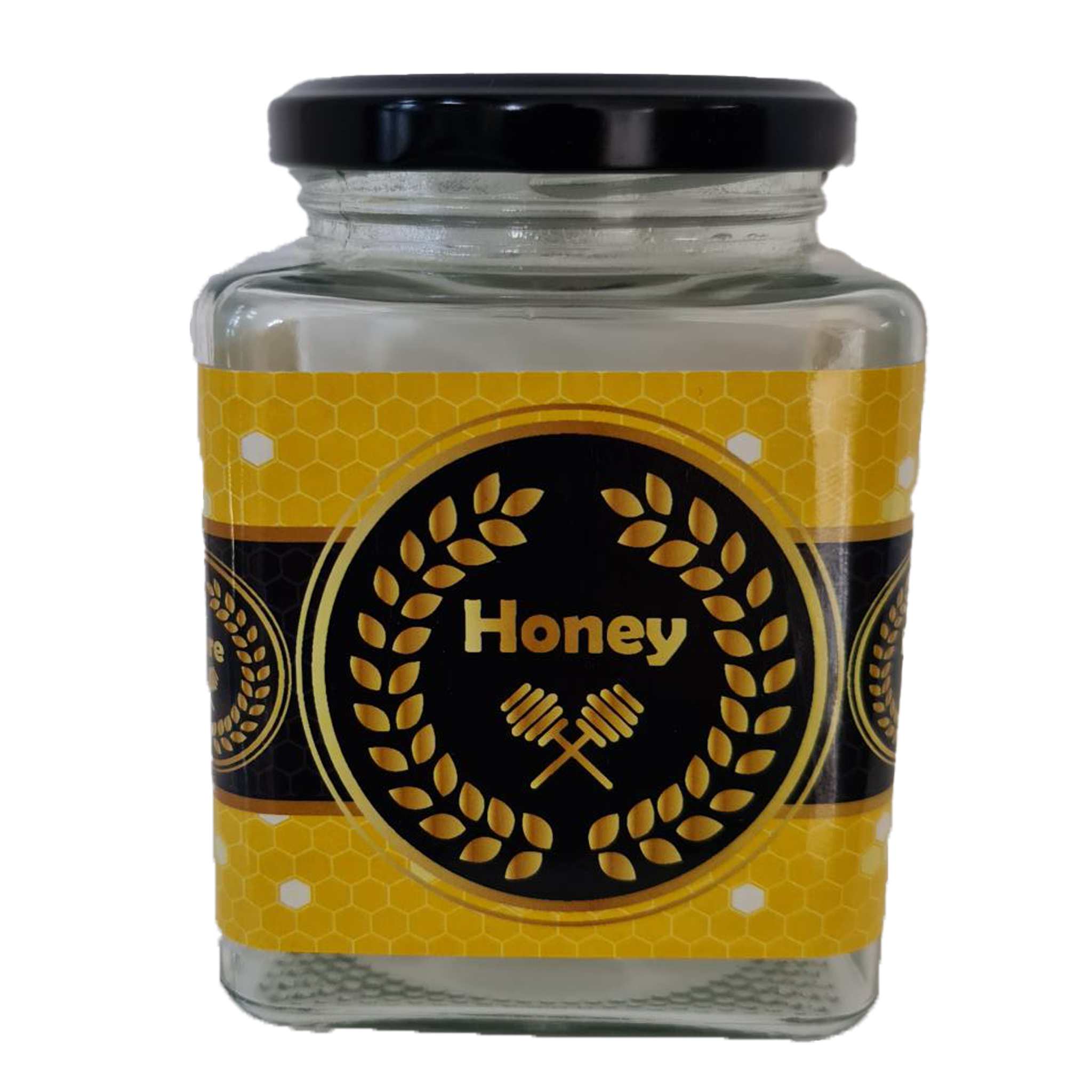 100 Honey Labels with Round Nutritional Facts - Customizable Stickers for Jars, Bottles & DIY Projects - Perfect for Beekeepers, Homemade Gifts & Pantry Organization