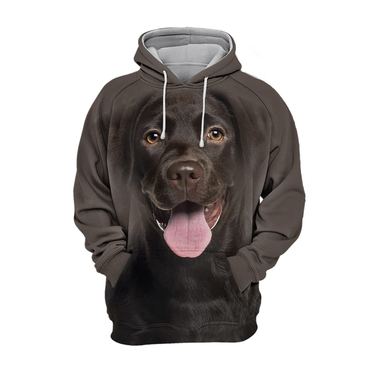3D Dog Printed Unisex Hoodie - Men & Women's Pullover Sweatshirt with Hood, Plus Size Options | Casual Wear, Street Fashion, Pet Lover Gift, Outdoor Activities