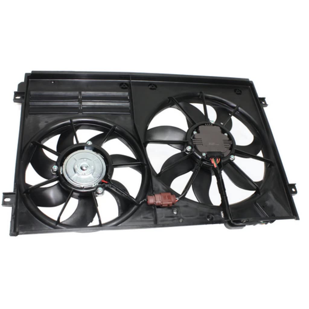 Volkswagen GTI AC Radiator Fan Assembly Replacement for 2006-2008 Gen5 Models - Compatible with VW3117106, 1K0959455DG, 1K0959455DH, 1K0959455DT, 1K095941K09 - Perfect for Cooling System Repair & Maintenance