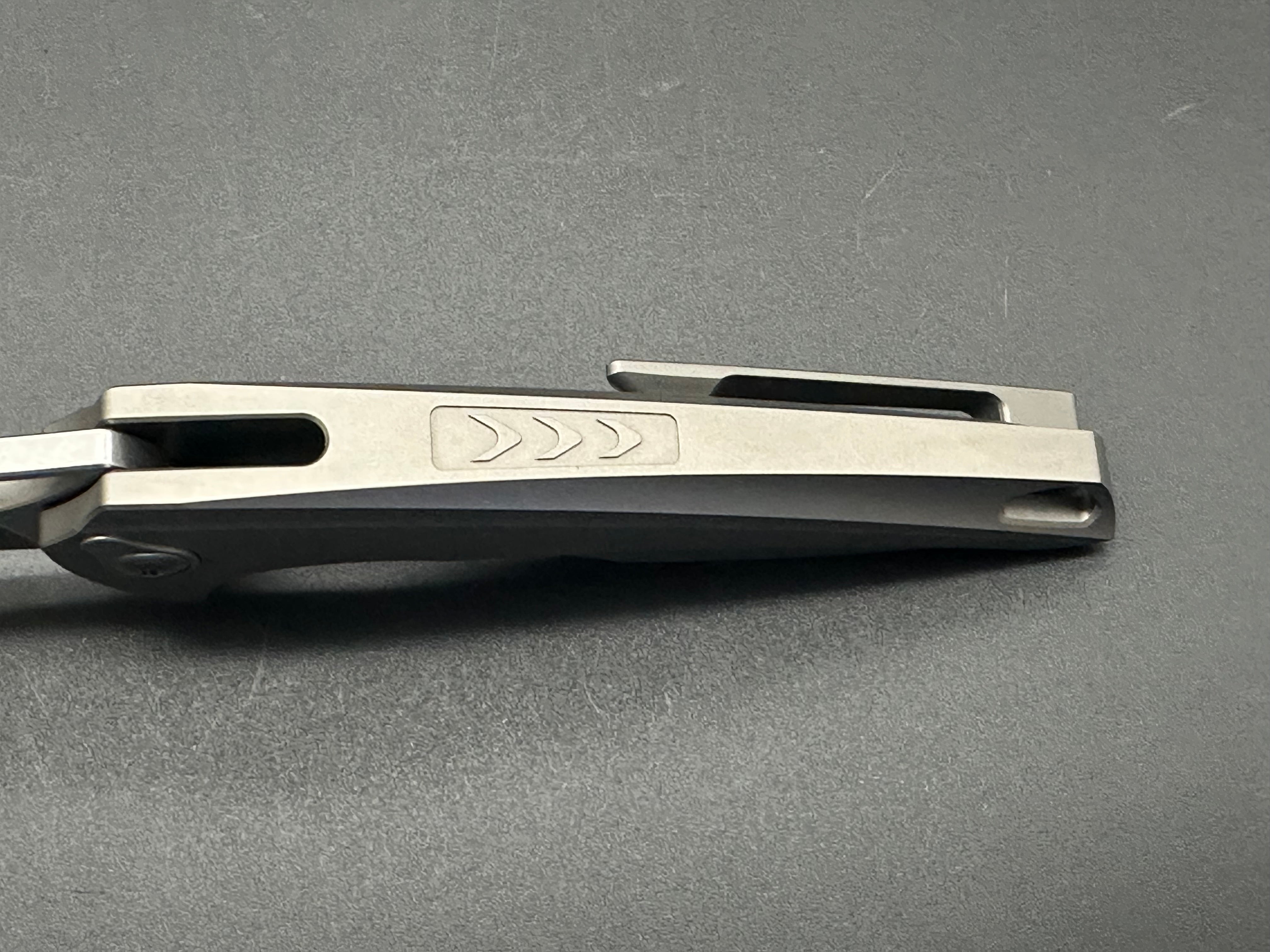 BRS E Volve Eon Integral Frame Lock Knife - Premium Titanium Folding Pocket Knife for EDC, Camping & Outdoor Adventures