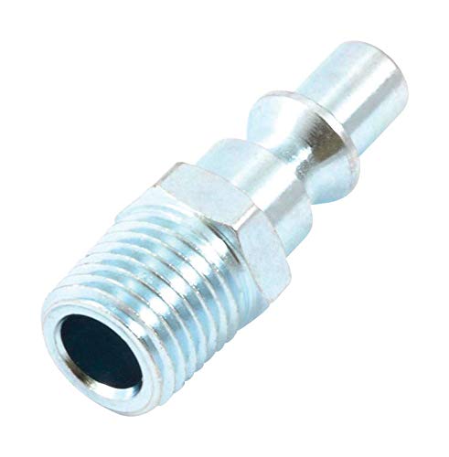 0.25 in. MNPT Male Steel Air Plug - High-Quality Durable Air Compressor Fitting for Pneumatic Tools & DIY Projects