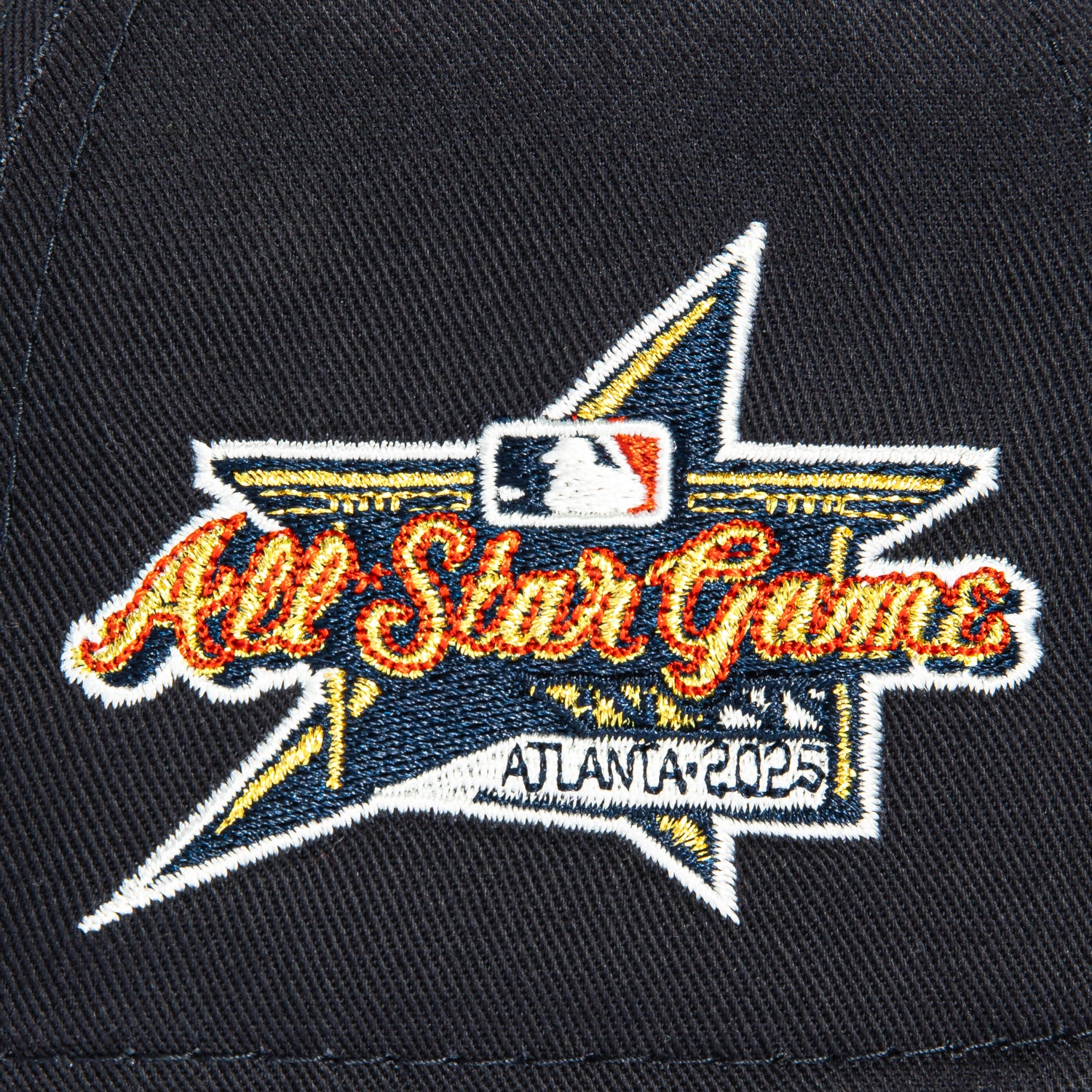 New Era 59Fifty Atlanta Braves 2025 All Star Game Patch Gradient Baseball Cap - Navy Blue | MLB Officially Licensed Hat for Baseball Fans & Sports Enthusiasts | Perfect for Games, Collecting & Everyday Wear