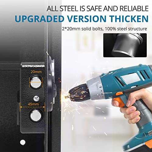 GARVEE 19.6x13.7 Inch Digital Keypad Steel Safe Box - Fireproof & Waterproof Security Safe for Home, Office, Jewelry, Cash & Documents - Heavy Duty Electronic Lock Safe for Secure Storage & Protection