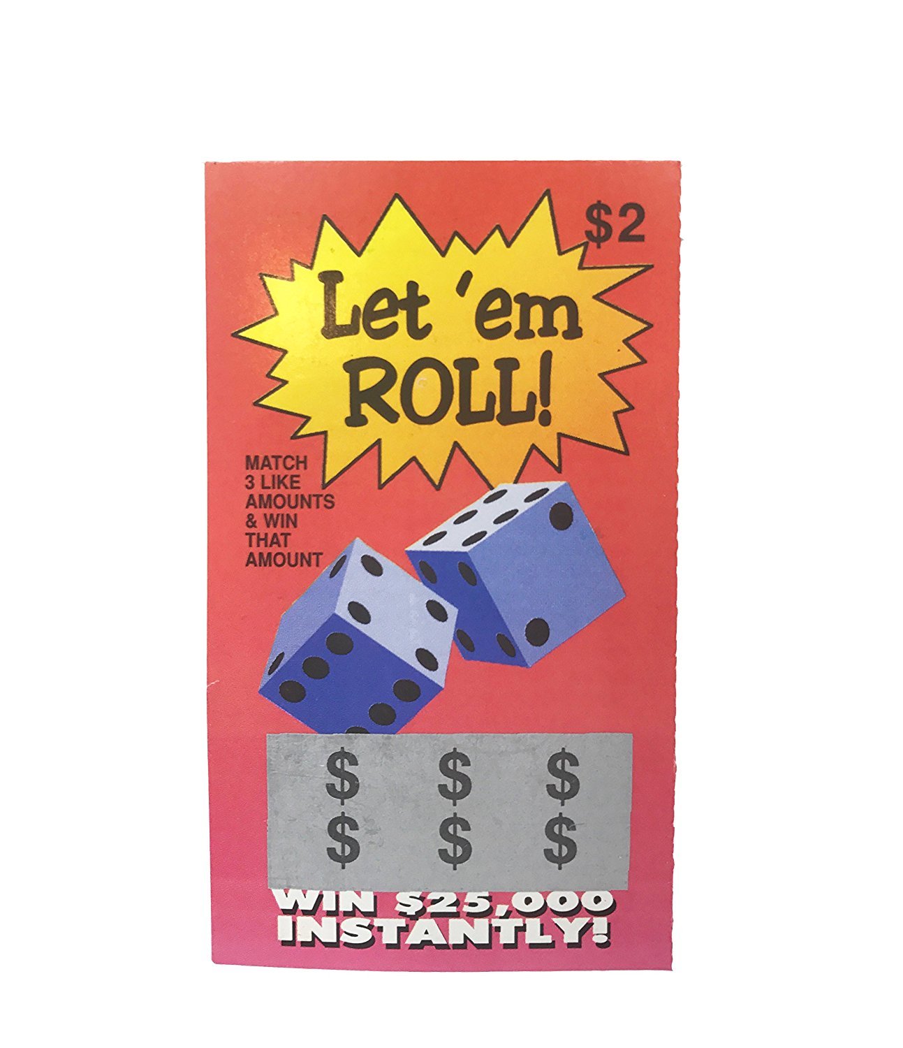 1000 Fake Lottery Tickets - Scratch Off Prank Cards - Fun Gag Gifts for Parties & Jokes - Perfect for Pranks, Birthday Gifts & Office Humor