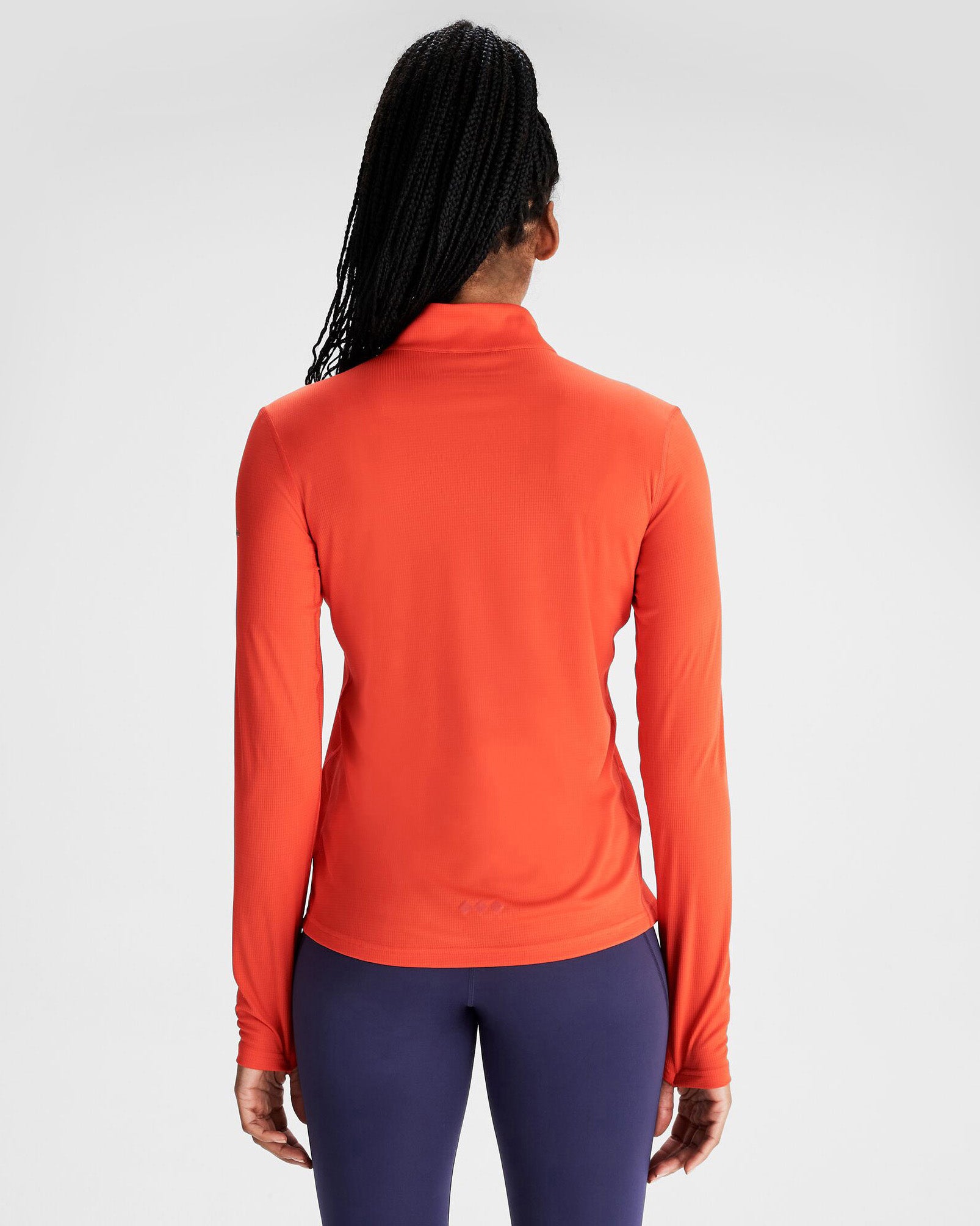 Women's Seeker Quarter Zip Fleece Pullover - Soft & Warm Hut Orange Outdoor Hiking Top for Fall & Winter Adventures