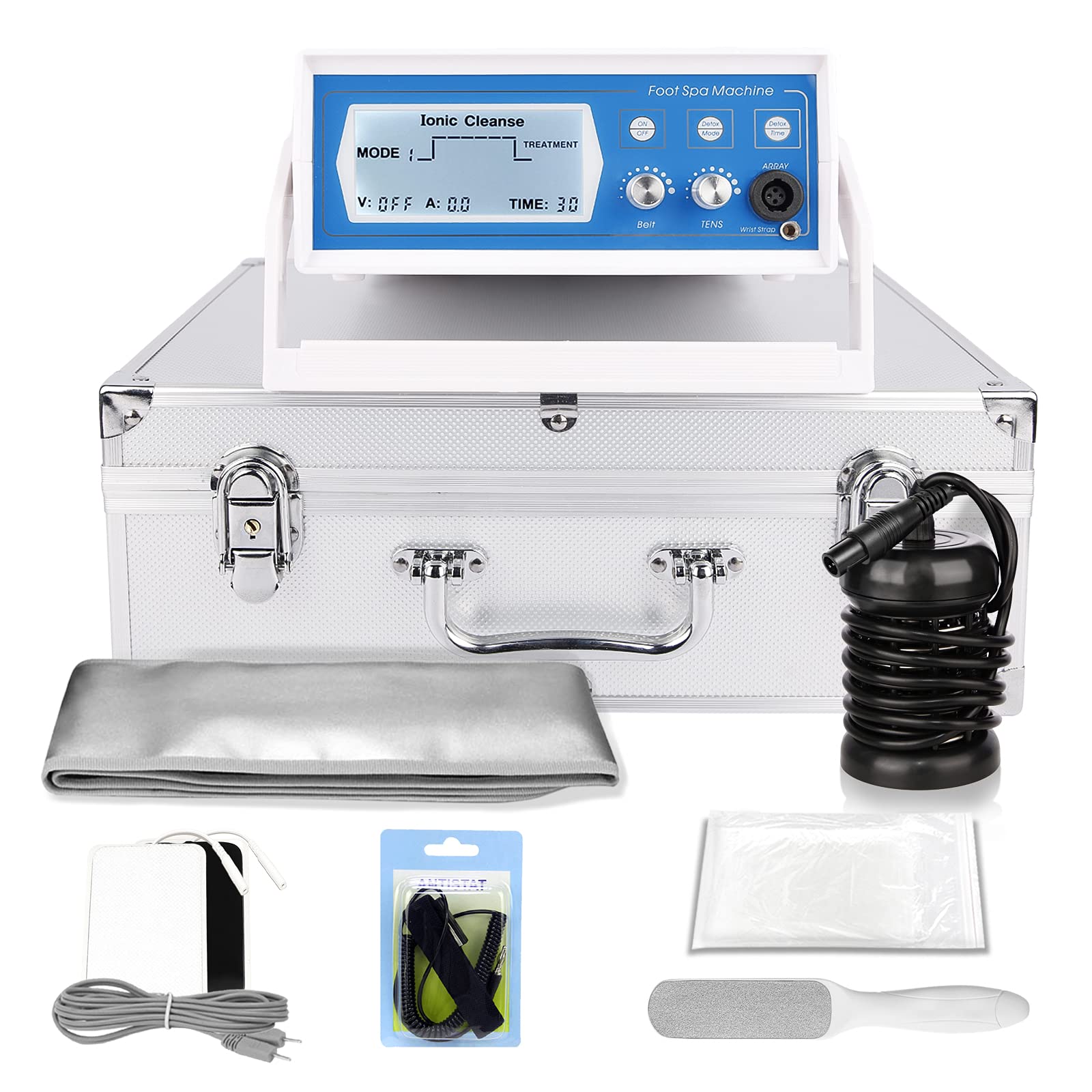 Upgraded Ionic Foot Spa Detox Machine - 3-in-1 Ion Cleanse Foot Bath with Large LCD Screen for Home Use | Relaxation, Detox & Pain Relief for Feet