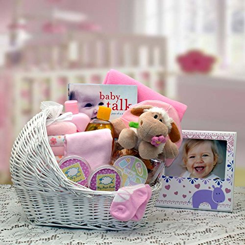 Pink Baby Bassinet for Newborns - Portable Crib with Breathable Mesh & Adjustable Height - Perfect for Nursery, Bedroom, or Travel Use