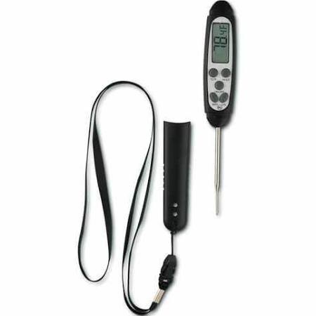 Grill Dome DT-09 Digital Meat Thermometer - Instant Read, Waterproof, Backlit LCD for BBQ, Grilling, Cooking, Baking - Perfect for Kitchen, Outdoor, and Professional Use