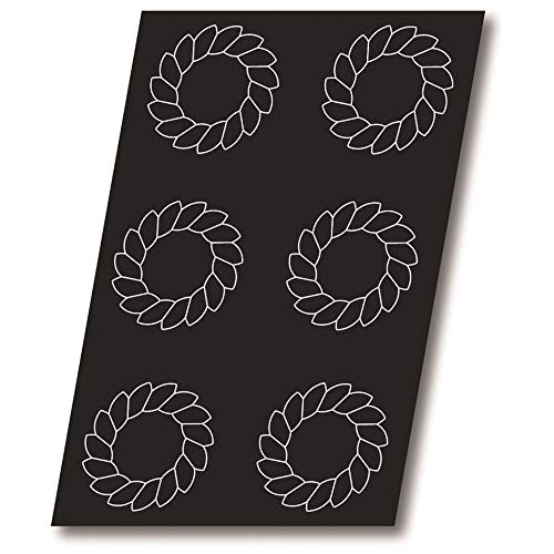 Premium Silicone Baking Mold - ST Honore Flexipan (1/2) - Black Modern Oven-Safe Cake Pan with Fiberglass Core - Perfect for Wedding Cakes, Valentine's Desserts, Christmas Pies & Birthday Treats - Ideal for Professional Bakers & Home Baking Enthusiasts