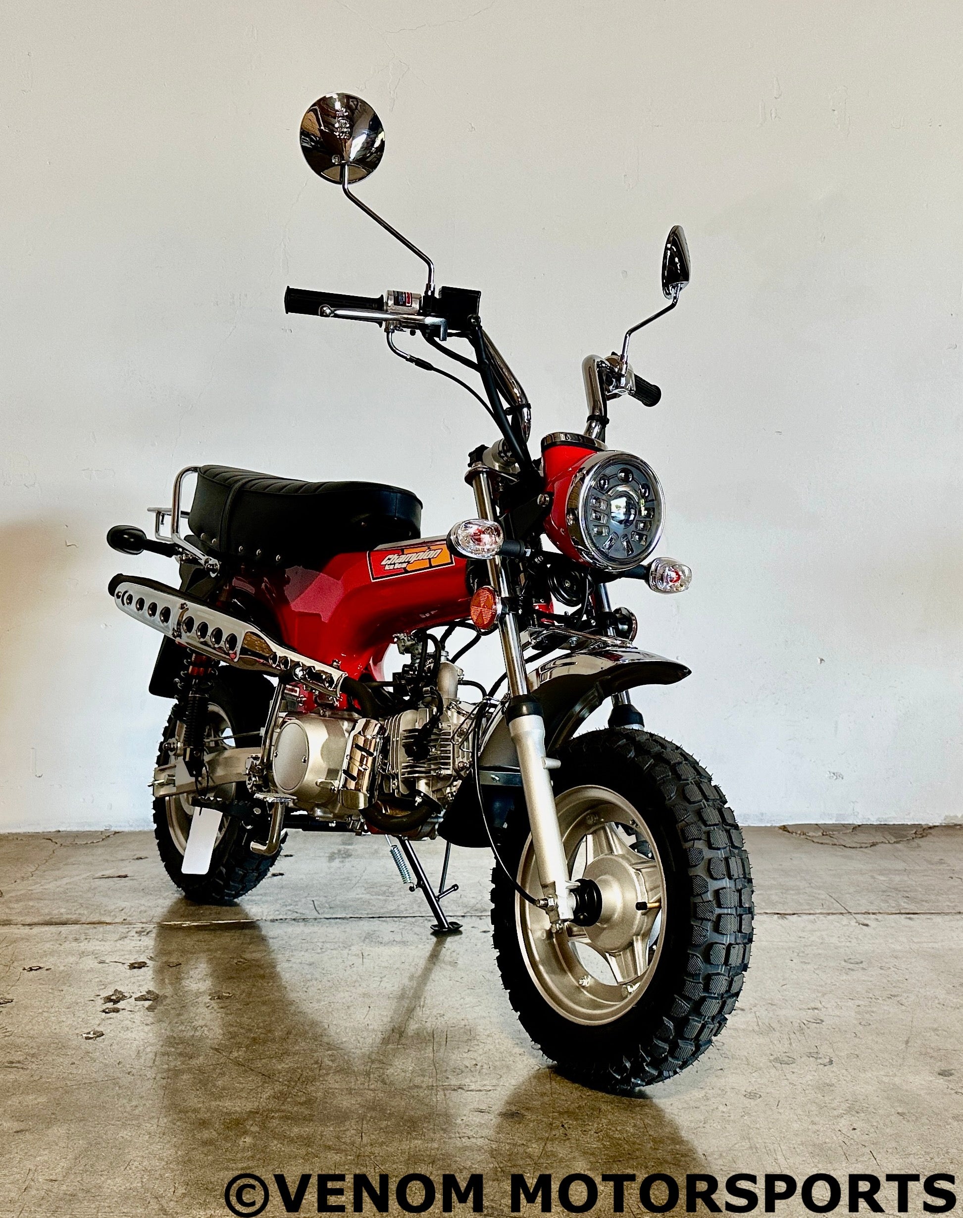 Champion LX 125cc Monkey Bike 4-Speed Motorcycle (PBZ125 2P) - Perfect for Urban Commuting & Off-Road Adventures