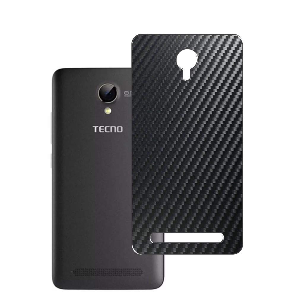 2 Pack Black Carbon TPU Back Screen Protector Film for TECNO WX4 PRO - Scratch Resistant, Flexible & Durable Protection (Not Tempered Glass) - Perfect for Everyday Use, Travel & Outdoor Activities