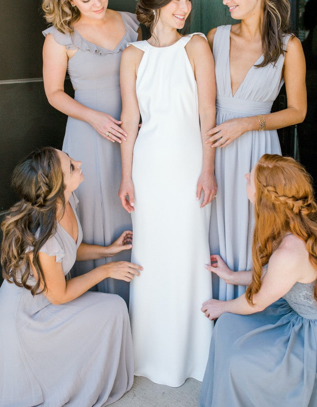 Badgley Mischka Heather Wedding Gown - Elegant Lace Bridal Dress for Beach, Garden & Formal Ceremonies