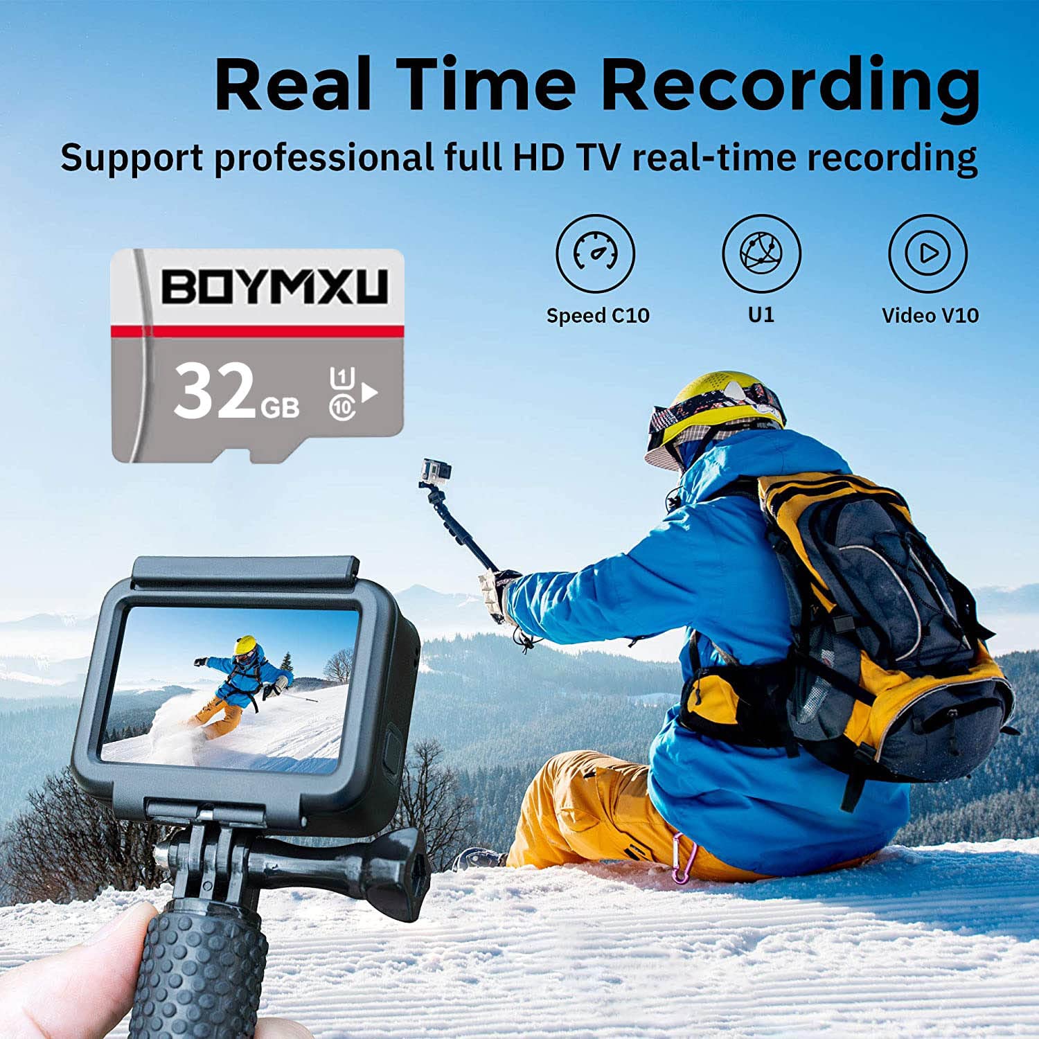 32GB Micro SD Card with Adapter - Class 10 U1 High Speed Memory Card - Compatible with Samsung Tablets, Smartphones, Cameras & Computers - Perfect for 4K Video Recording, Gaming & File Storage - 1 Year Warranty