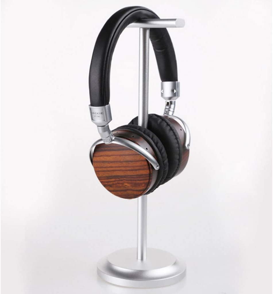 Premium Aluminum Alloy Headphone Stand - Universal Gaming Headset Holder & Earphone Display Rack for Desk Organization (Silver) | Perfect for Gaming Setups, Home Office & Workspace Accessories