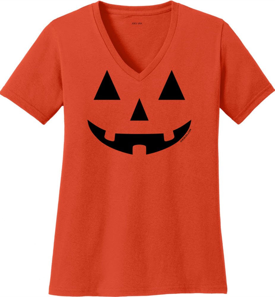 Jack O' Lantern Pumpkin Halloween Costume T-Shirt for Men & Women - Funny Spooky Outfit for Halloween Parties, Trick or Treating & Festive Celebrations