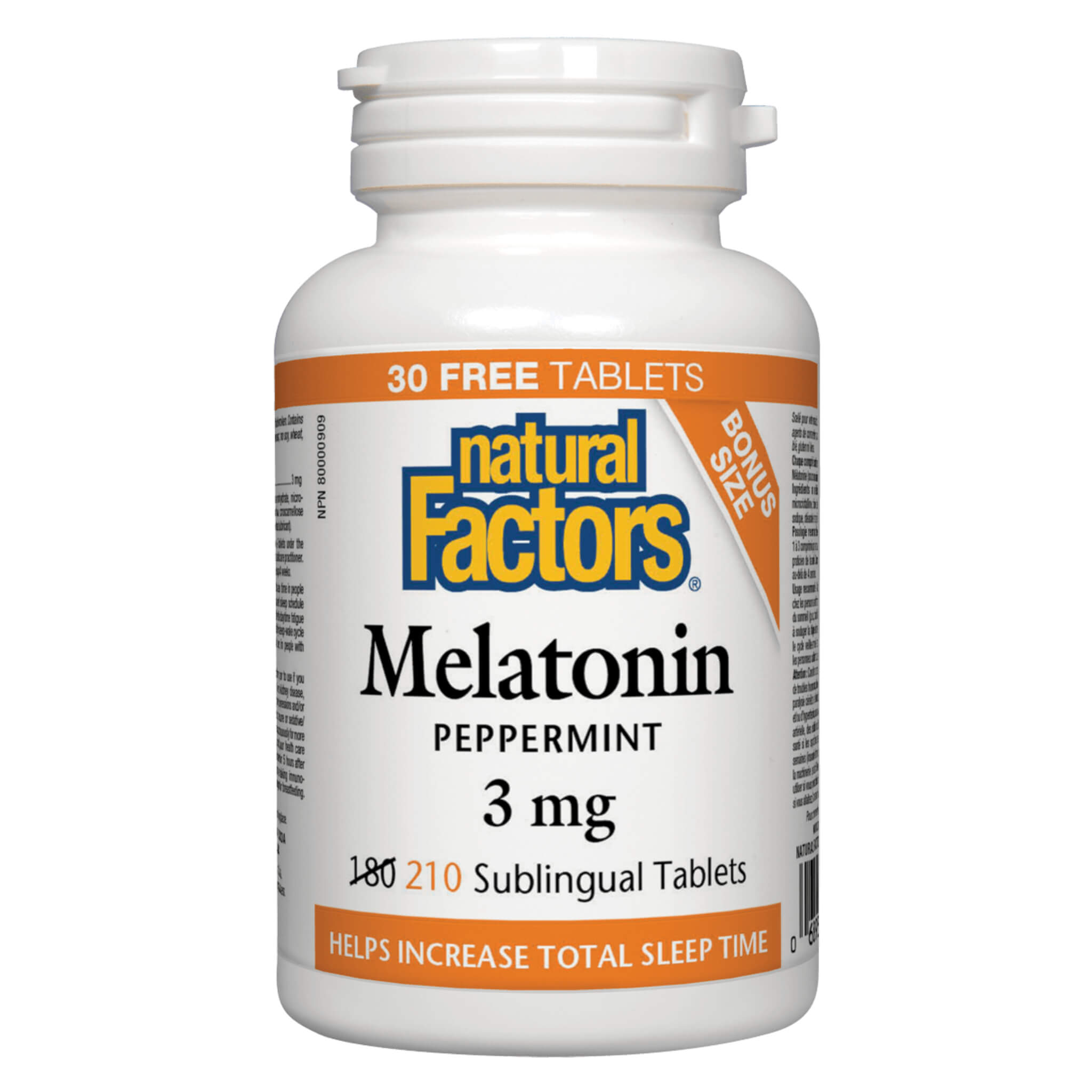 3mg Melatonin Sleep Aid with Peppermint Flavor - Natural Sleep Support for Adults & Kids, Perfect for Travel & Jet Lag Relief