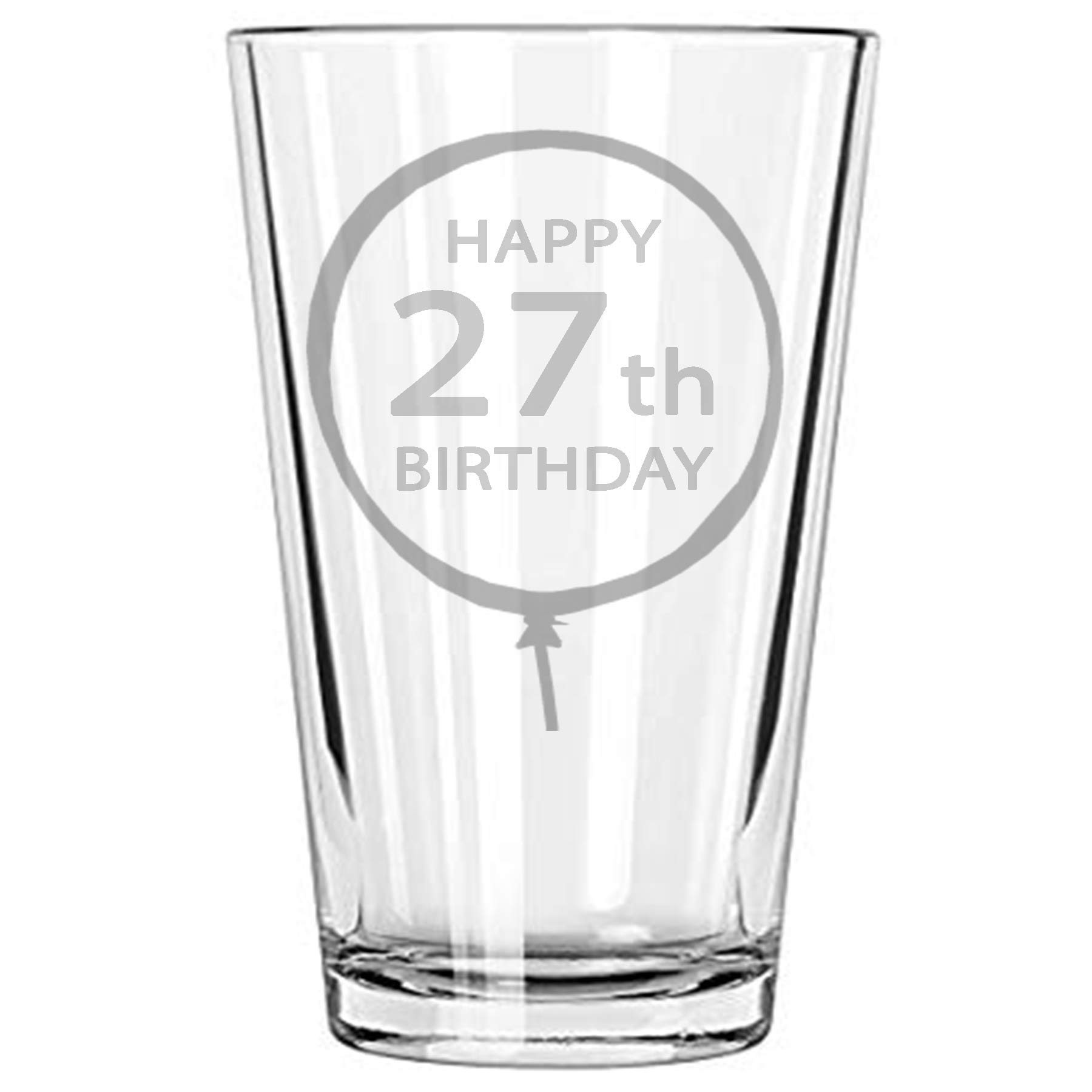 Happy Birthday Beer Glass - 16 oz Pint Glass for Celebrations, Parties & Gifts - Perfect for Birthday Toasts, Beer Lovers & Special Occasions