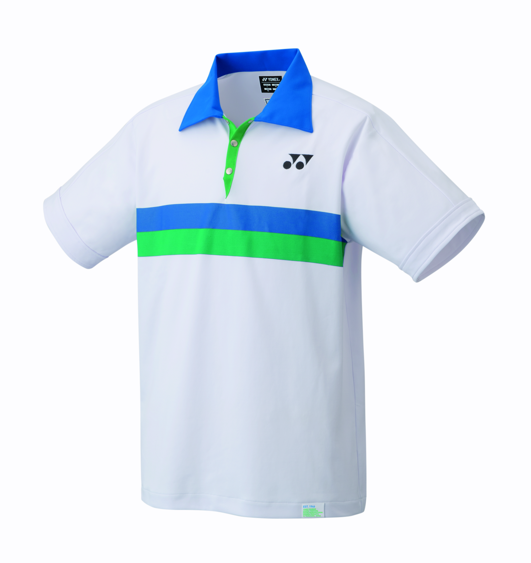 Yonex 75th Anniversary Men's Performance Polo Shirt - Breathable Quick-Dry Tennis Golf Shirt for Men - White - Perfect for Sports & Casual Wear